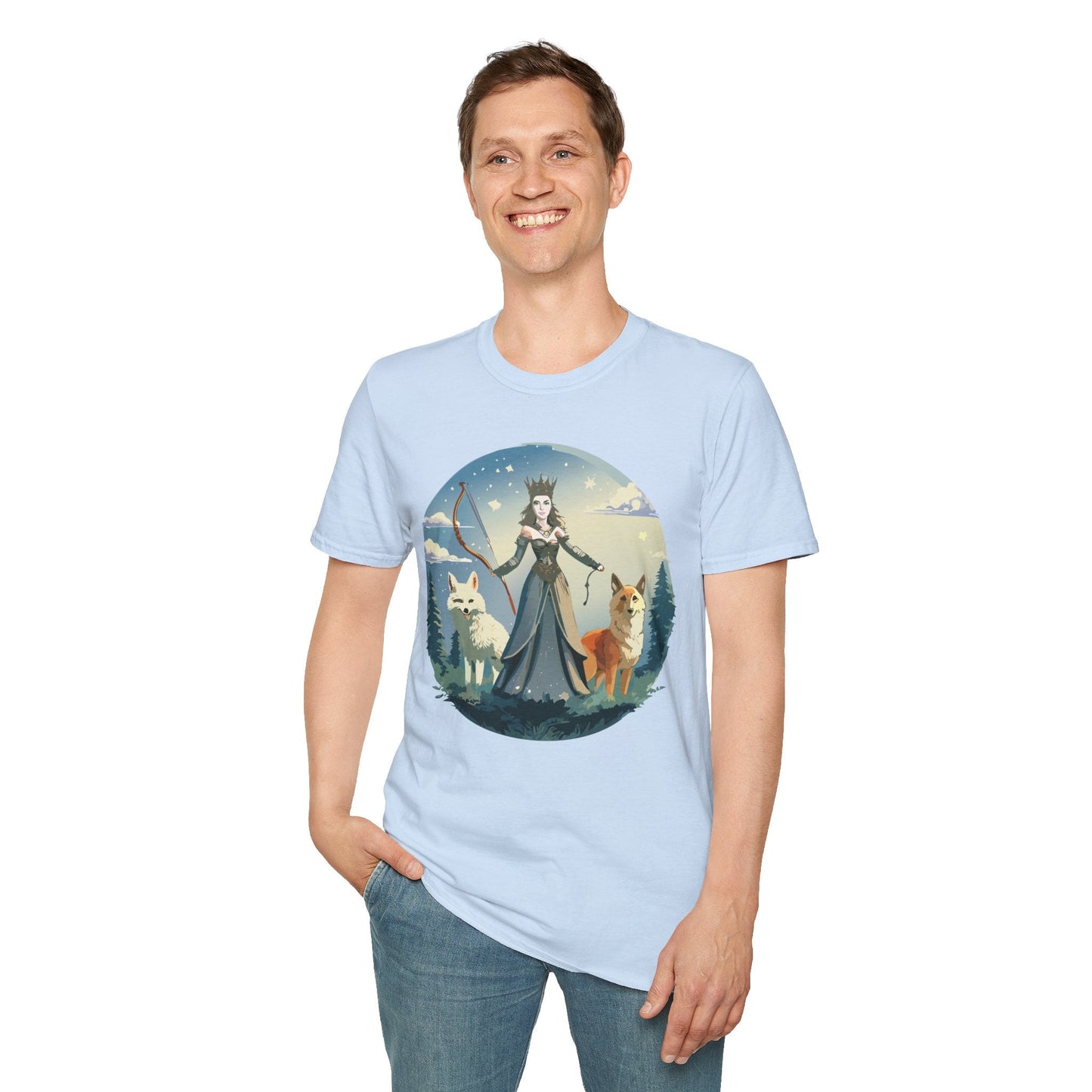 Women Graphic T Shirt Art Design Tee Unisex Softstyle Cotton Gildan 64000 Premium Comfort