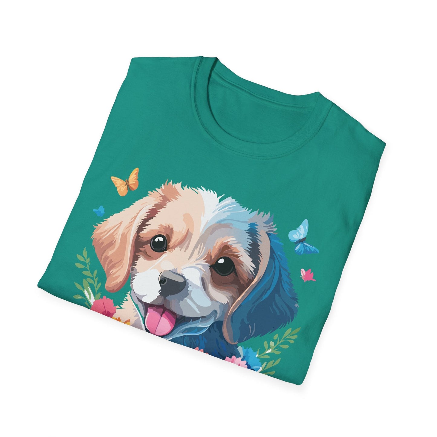 Dog Shirt Unisex Softstyle Tee Gildan 64000 100 Percent Ring Spun Cotton