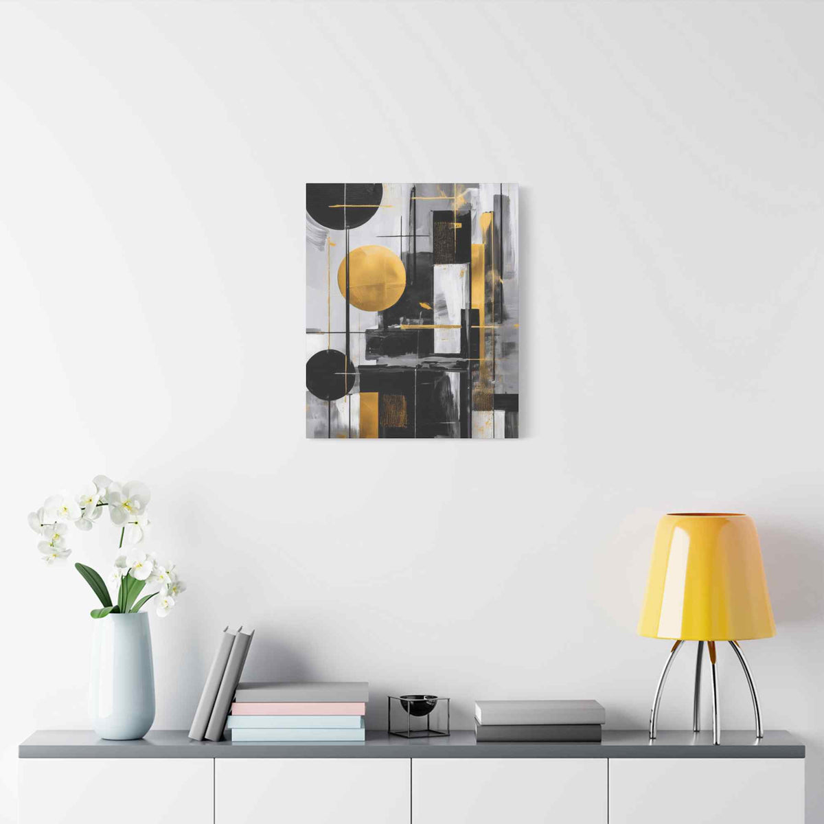 Black Abstract Painting Print Canvas 20x24,20x30,24x30, 24x32,24x36,30x40, 32x48,36x48,40x60 Pine-Wood Inner Frame ABS-21