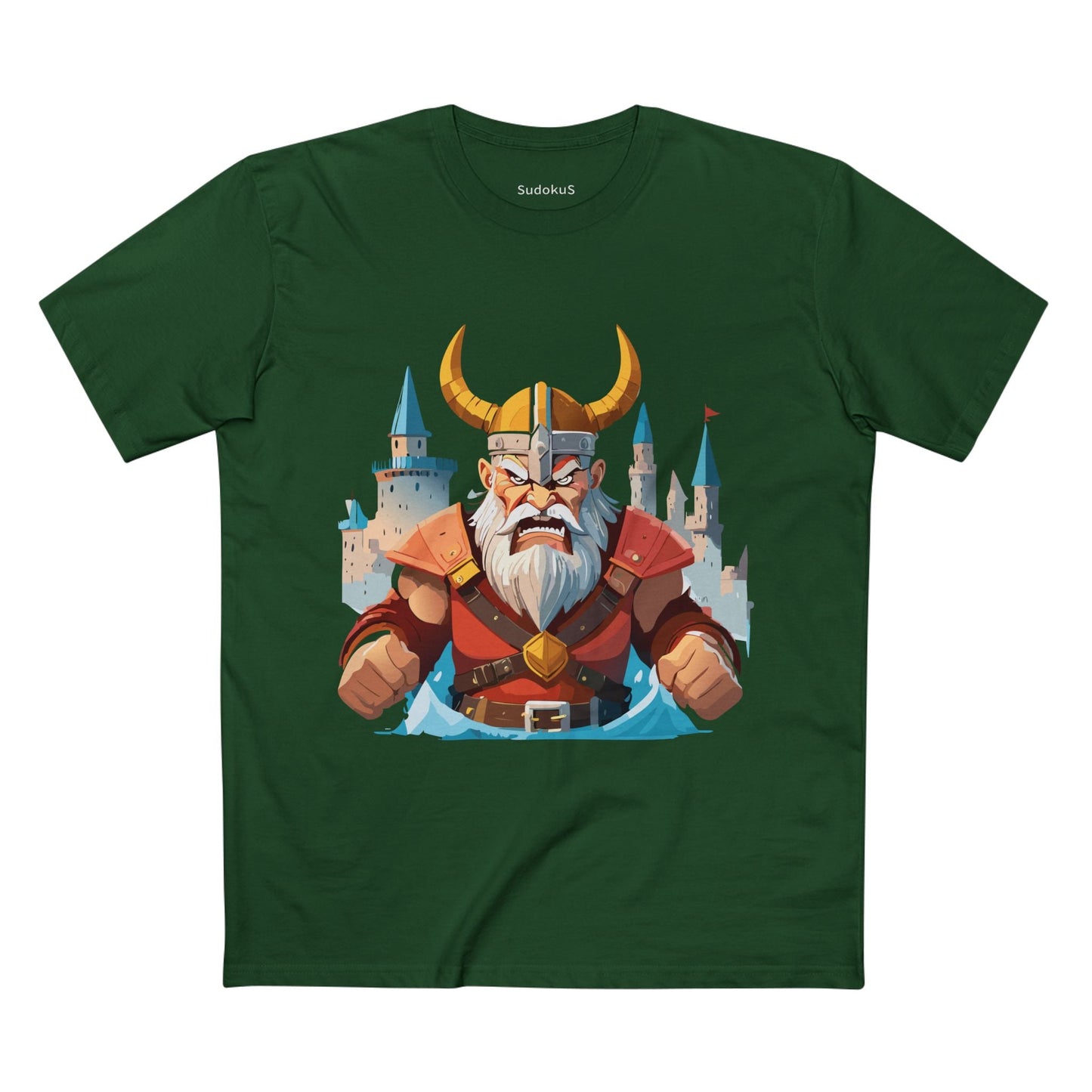 Viking Graphic Unisex 100 Cotton Staple Tee 15