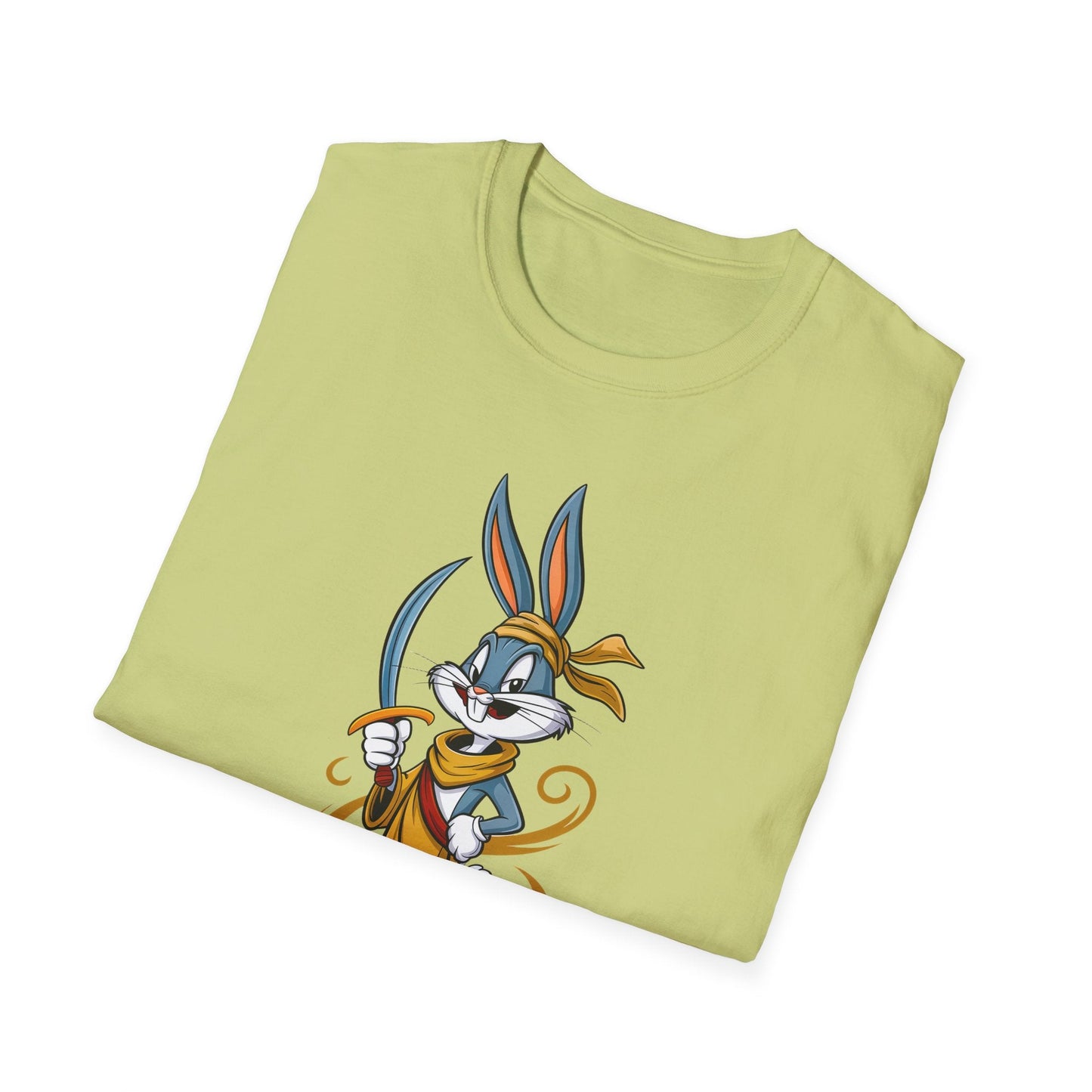Bugs Bunny T Shirt Unisex Short Sleeve Cartoon Graphic Animation Gildan Softstyle 64000
