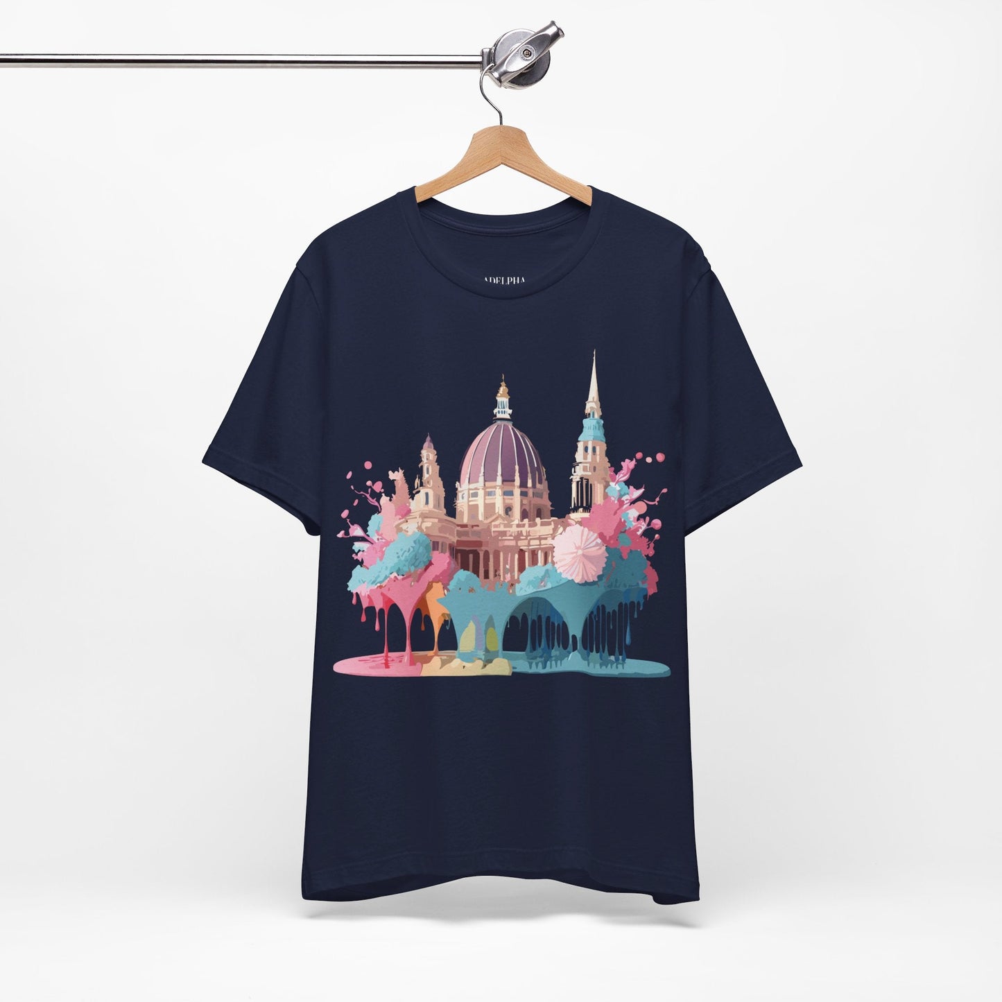 Tourist Shirt With Vienna Graphic Tee Unisex Short Sleeve Art Design Adelpha Vintage Artwork