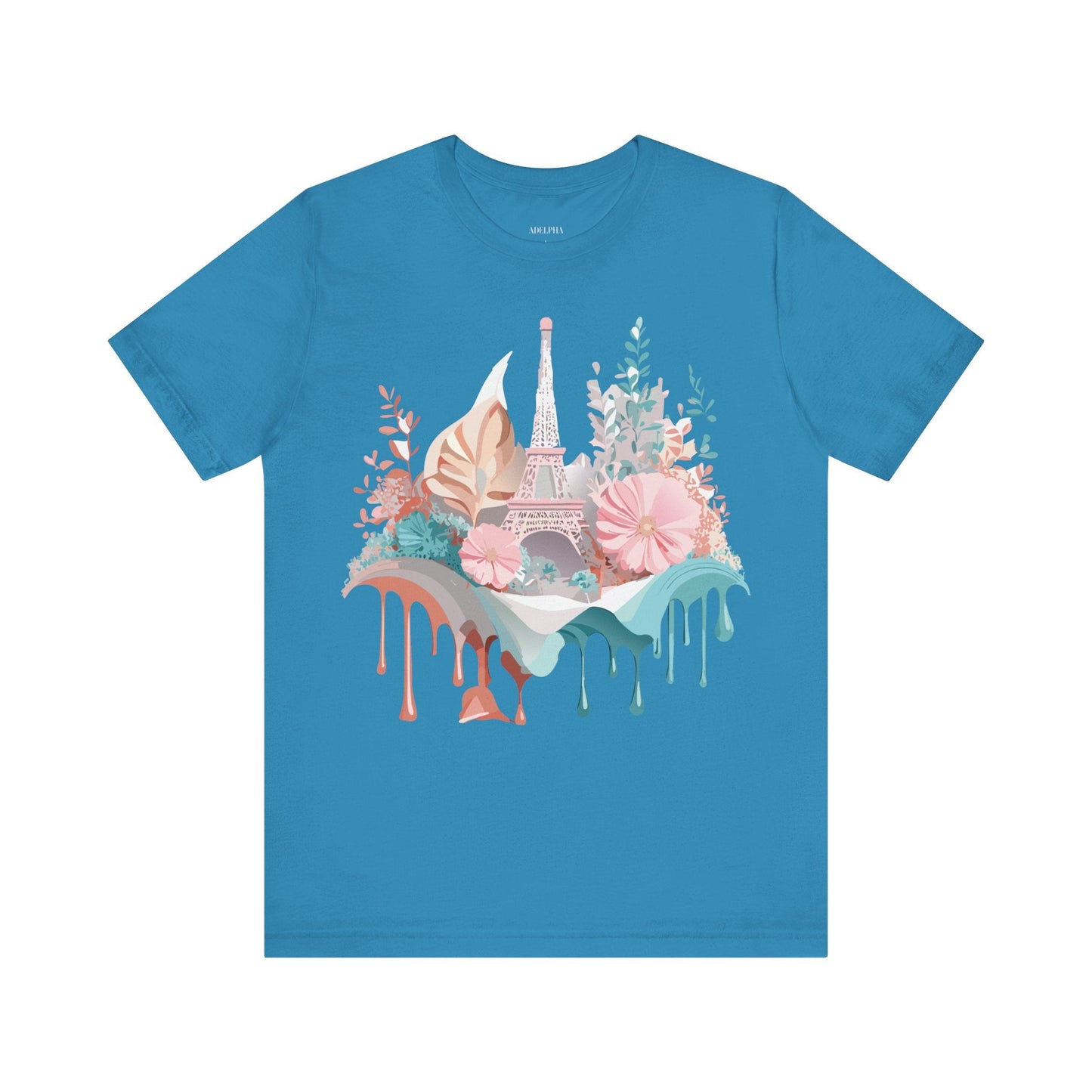 Unisex Paris Graphic T Shirt By Adelpha Vintage Inspired Art Tee Short Sleeve Casual Wear