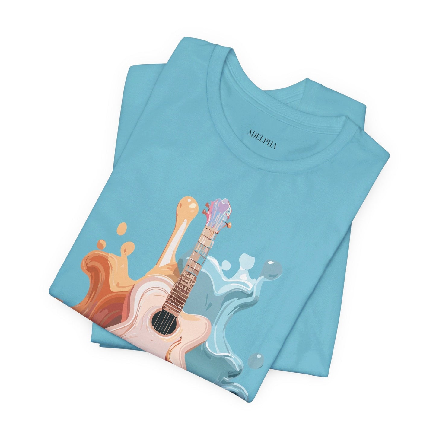 Music Graphic T Shirt Unisex Jersey Short Sleeve Adelpha Art Design Tee Vintage Inspired Artwork