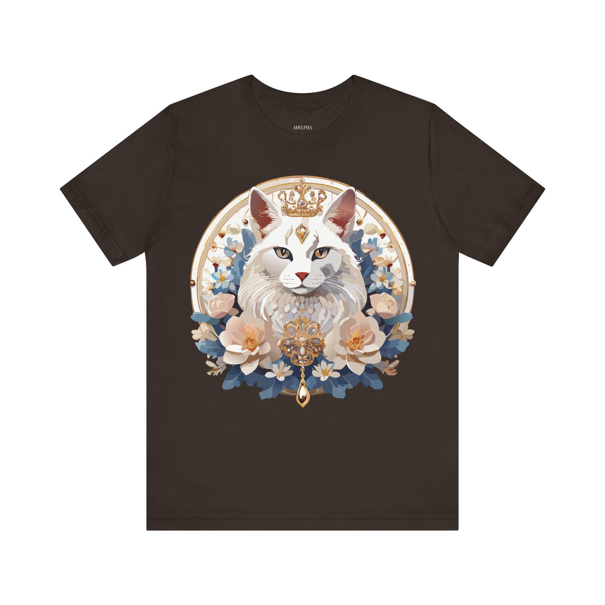 Medallion Graphic Unisex Cotton Bella+Canvas Tee with Art Design d74