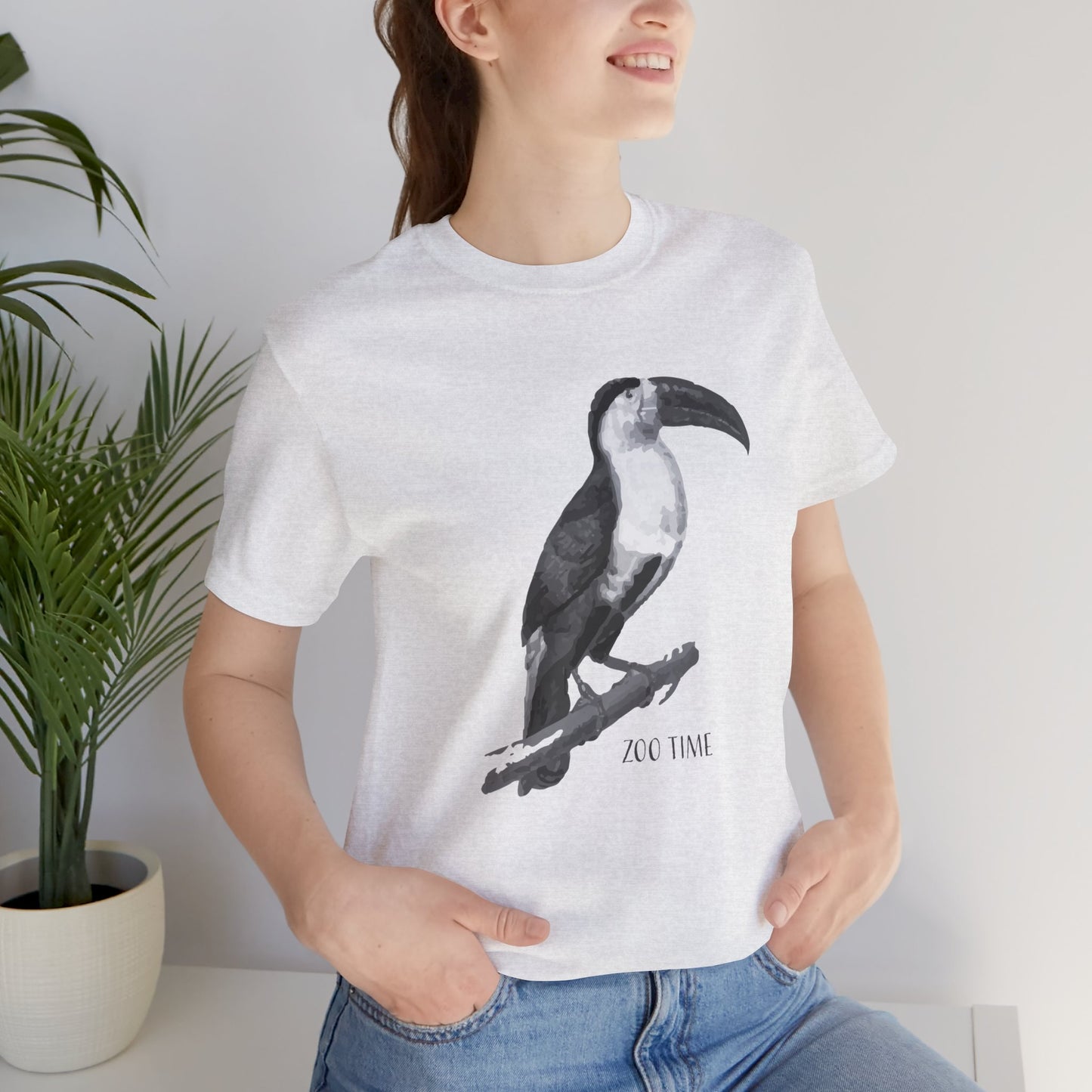 Unisex Tee Shirt with animals Print