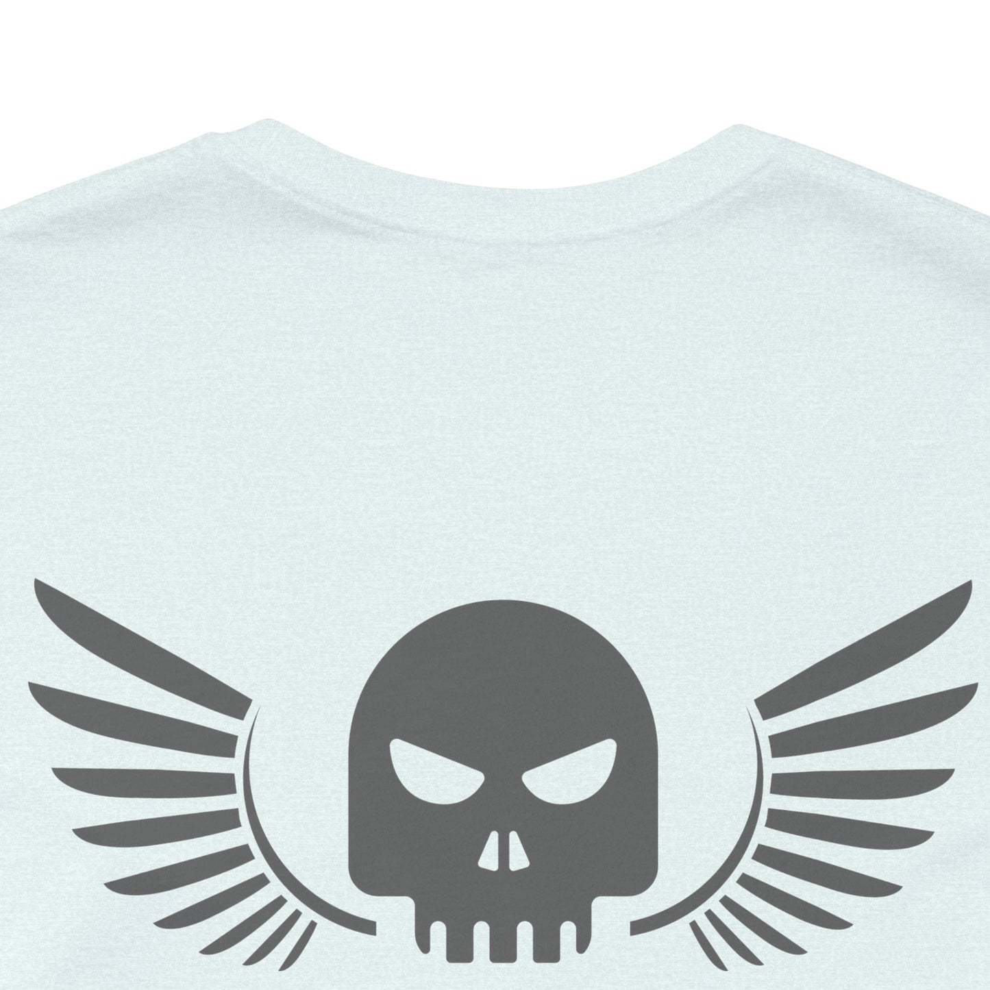 Unisex Cotton Tee Shirt with Skull