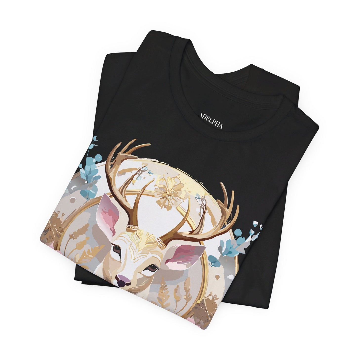 Adelpha Medallion Graphic Tee Unisex Short Sleeve Vintage Inspired Premium Art Design