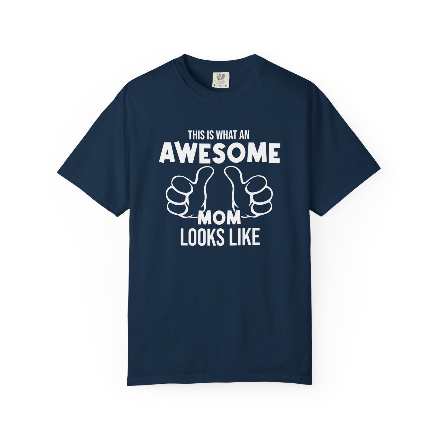 Mom T-shirt Mother's Day Mama Tee Unisex Comfort Colors Garment-Dyed Cotton h25
