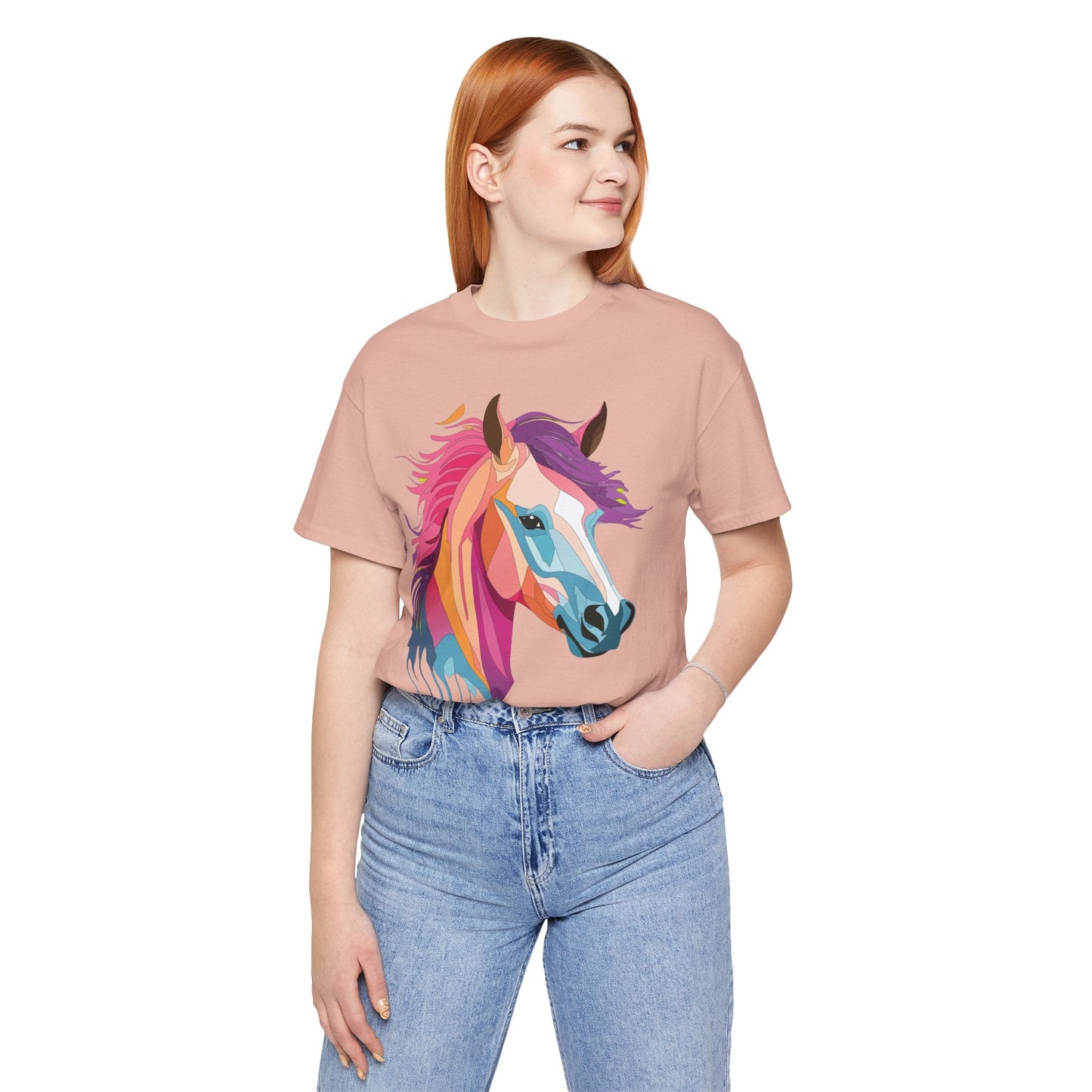 Unisex Animal Shirt Art Design Short Sleeve With Wild Animals Graphic Print Comfort Tee