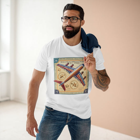Postage Stamp Shirt Unisex Premium Cotton Tee With Original Art By Retro2Nova Art Collection