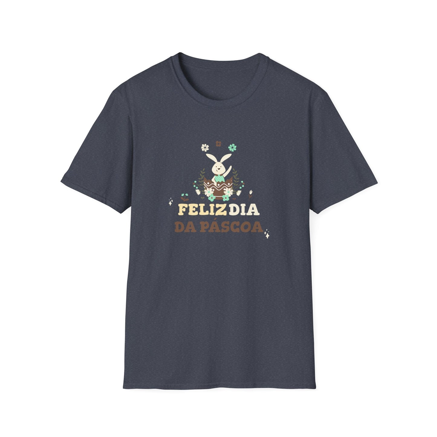 Easter Day T Shirt Unisex Softstyle Tee With Easter Design Print Gildan 64000 Comfort Fit