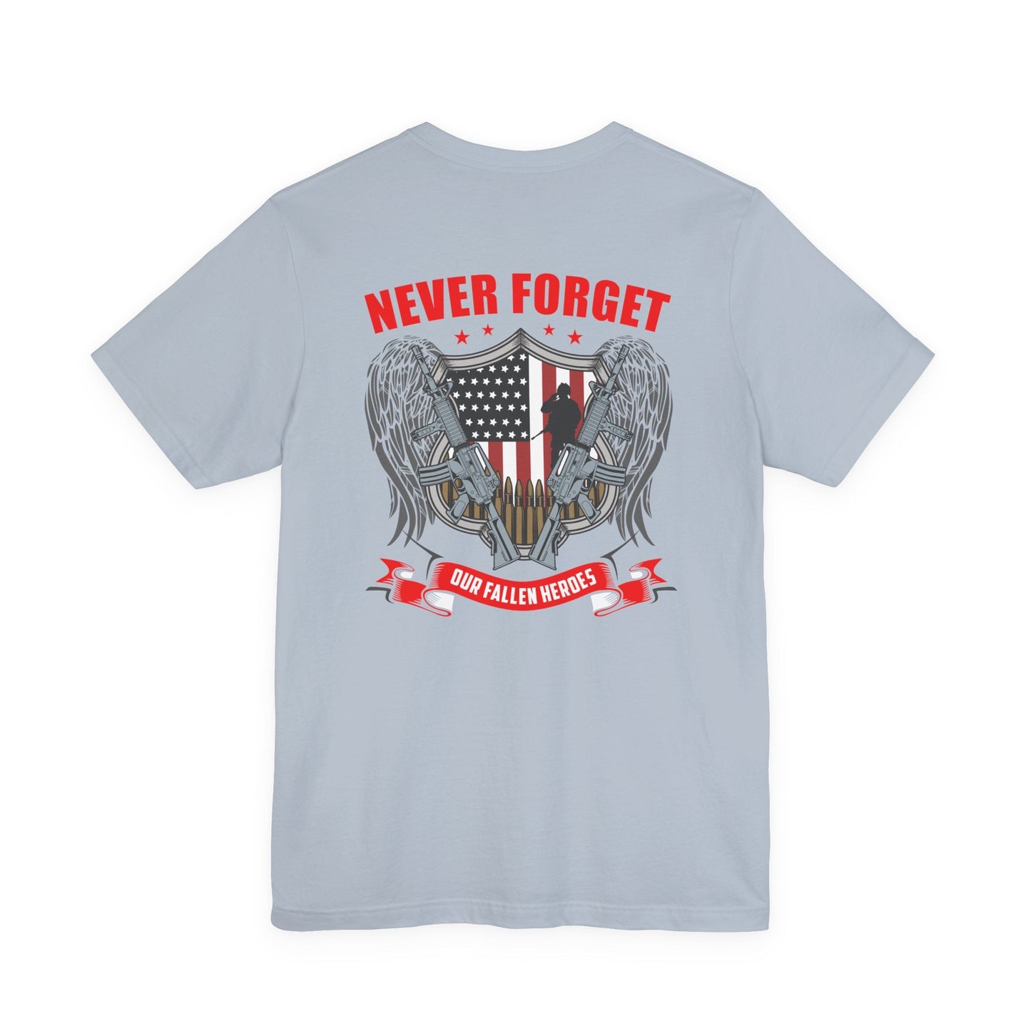 Army Veteran Patriotic Graphic Design Unisex Cotton T-Shirt v39