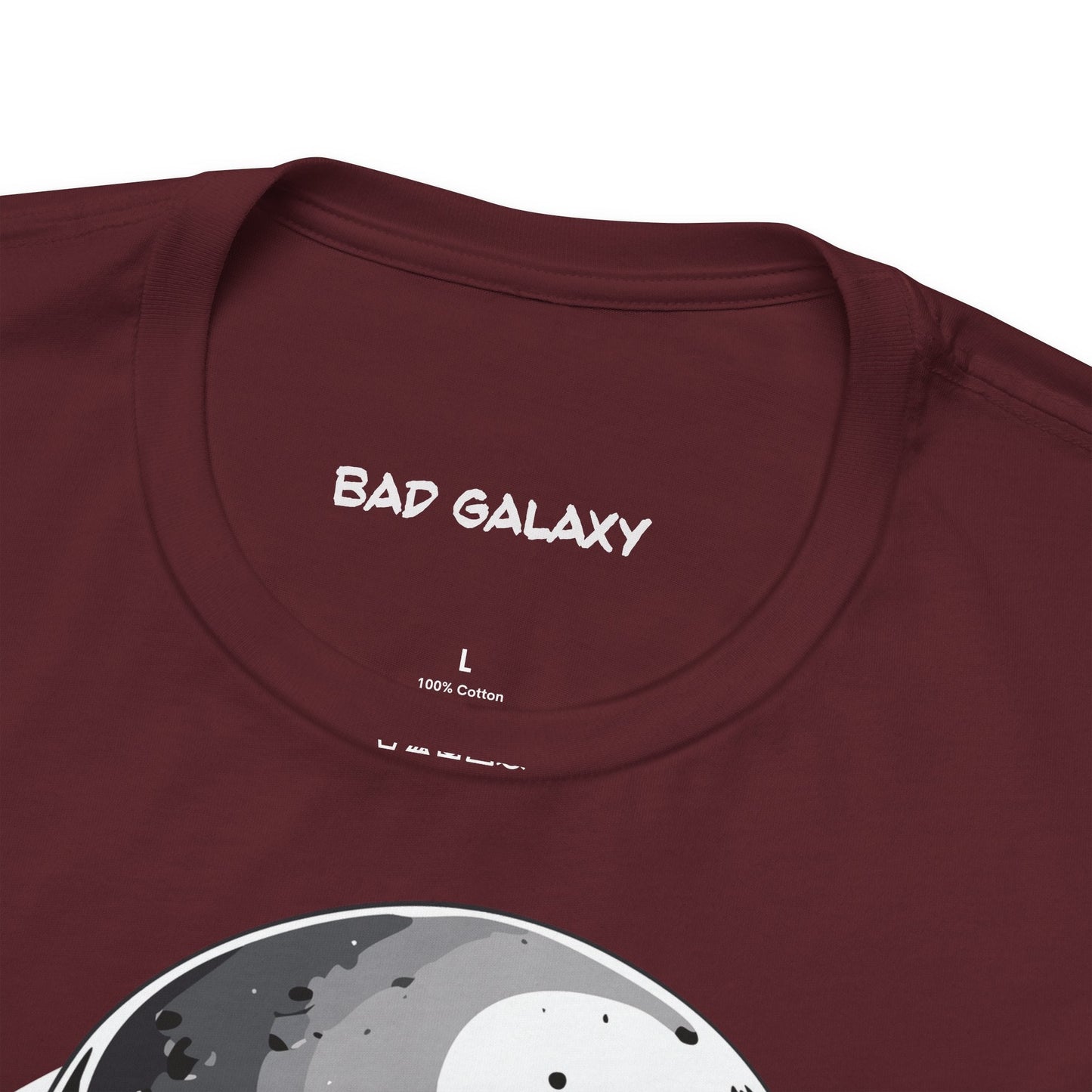 Alien Tee Shirt From Bad Galaxy 100 Percent Cotton Made to Order Eco Friendly Non Toxic Inks