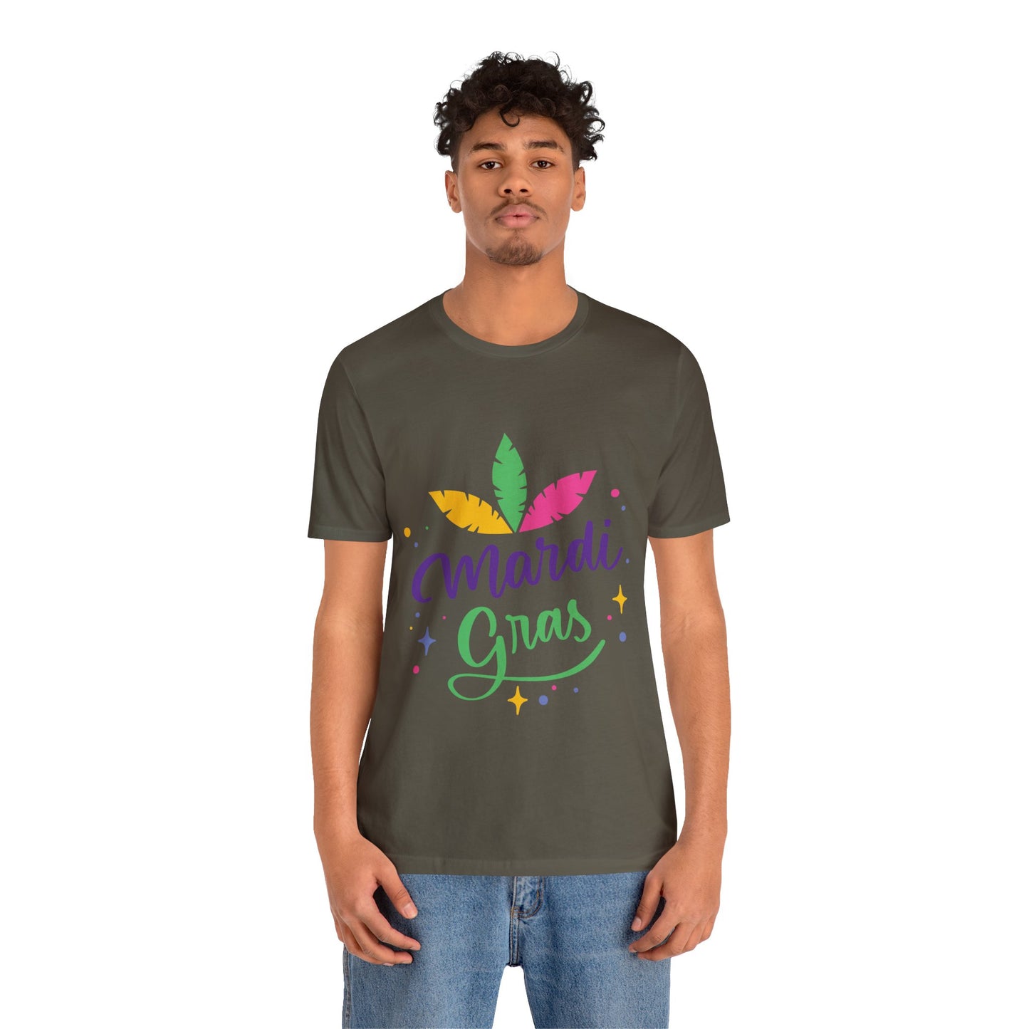 Unisex Cotton Tee Shirt for Mardi Gras