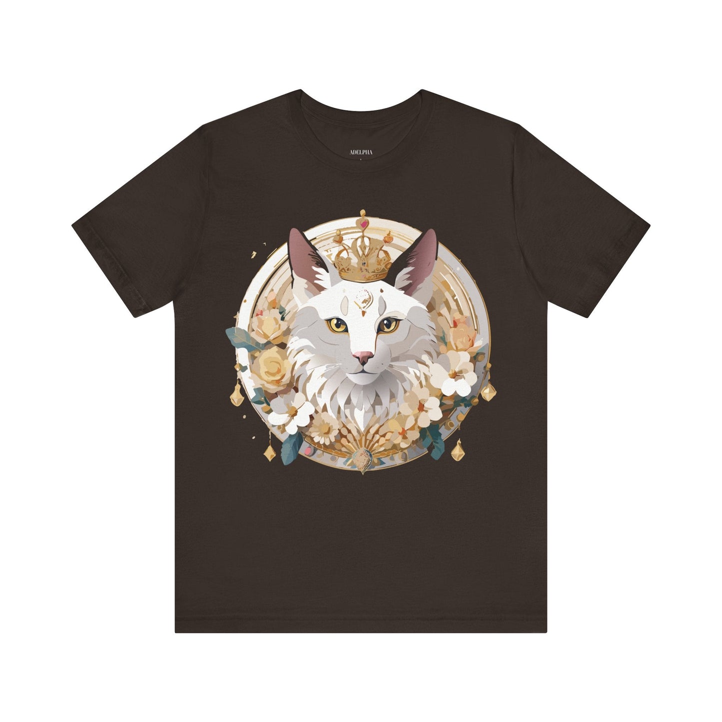 Medallion Graphic Unisex 100 Cotton Vintage Animal Medal Artwork Tee 38