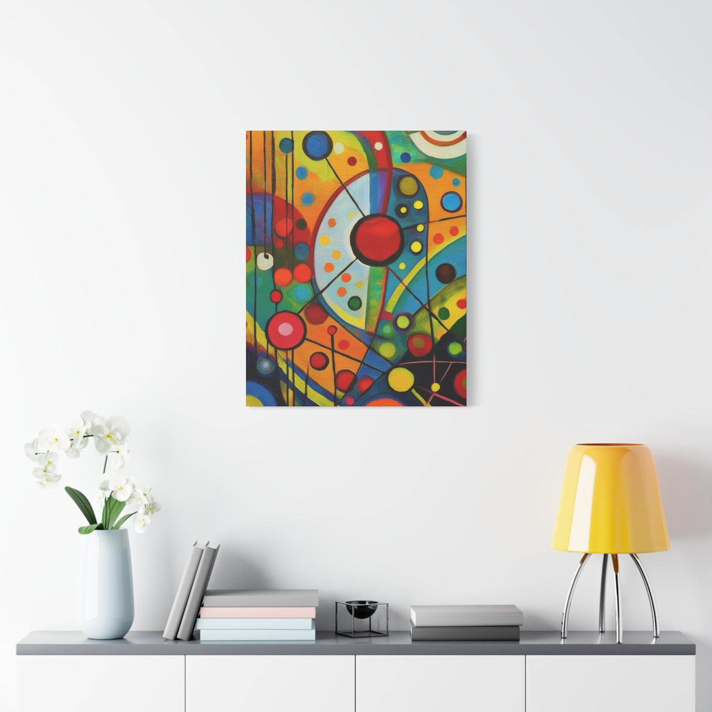 Abstract Oil Painting Print Canvas 20x24,20x30,24x30 24x32,24x36,30x40 32x48,36x48,40x60 Pine-Wood Inner Frame ABS-137
