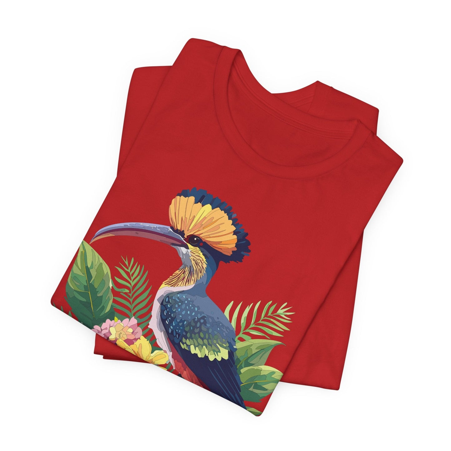 Unisex Animal Tee Shirt With Art Design Wild Animals Short Sleeve Jersey Tee For Everyday