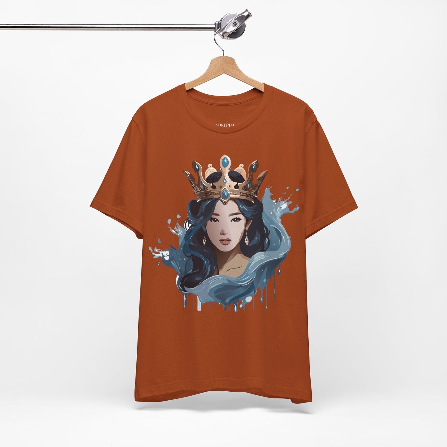 Queen Graphic Tee Unisex Vintage Inspired Art Design Shirt By Adelpha Jersey Short Sleeve