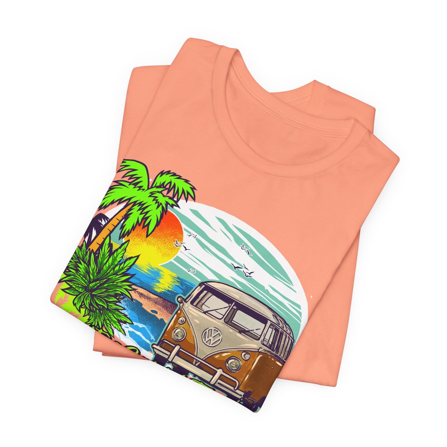 Old Bus Retro Poster Graphic Design Tee, Old Bus Shirt, Vintage Tees, Art Design T-Shirt, Graphic Tee, Retro Art Shirts