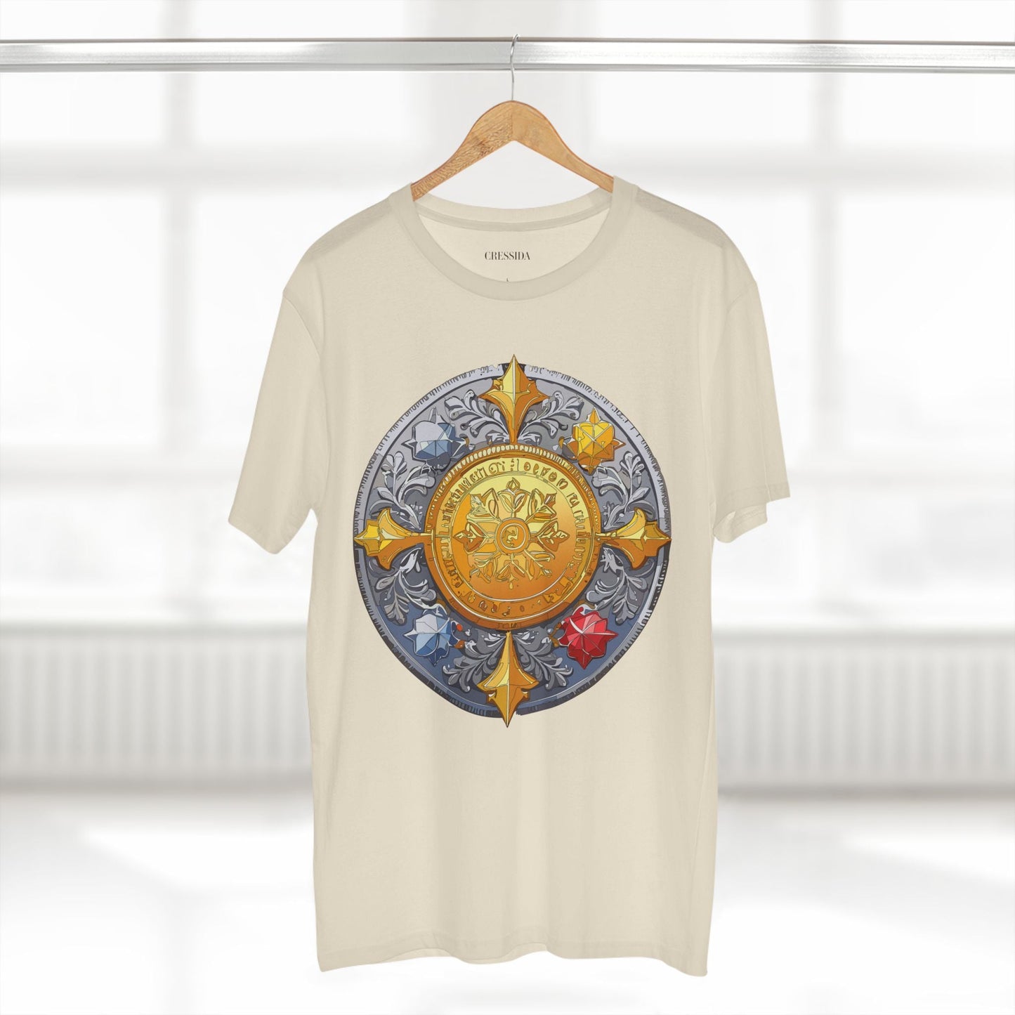 Antique Gold Coin Graphic Design T-Shirt Unisex 100 Cotton With Golden Print Artwork Tee 2