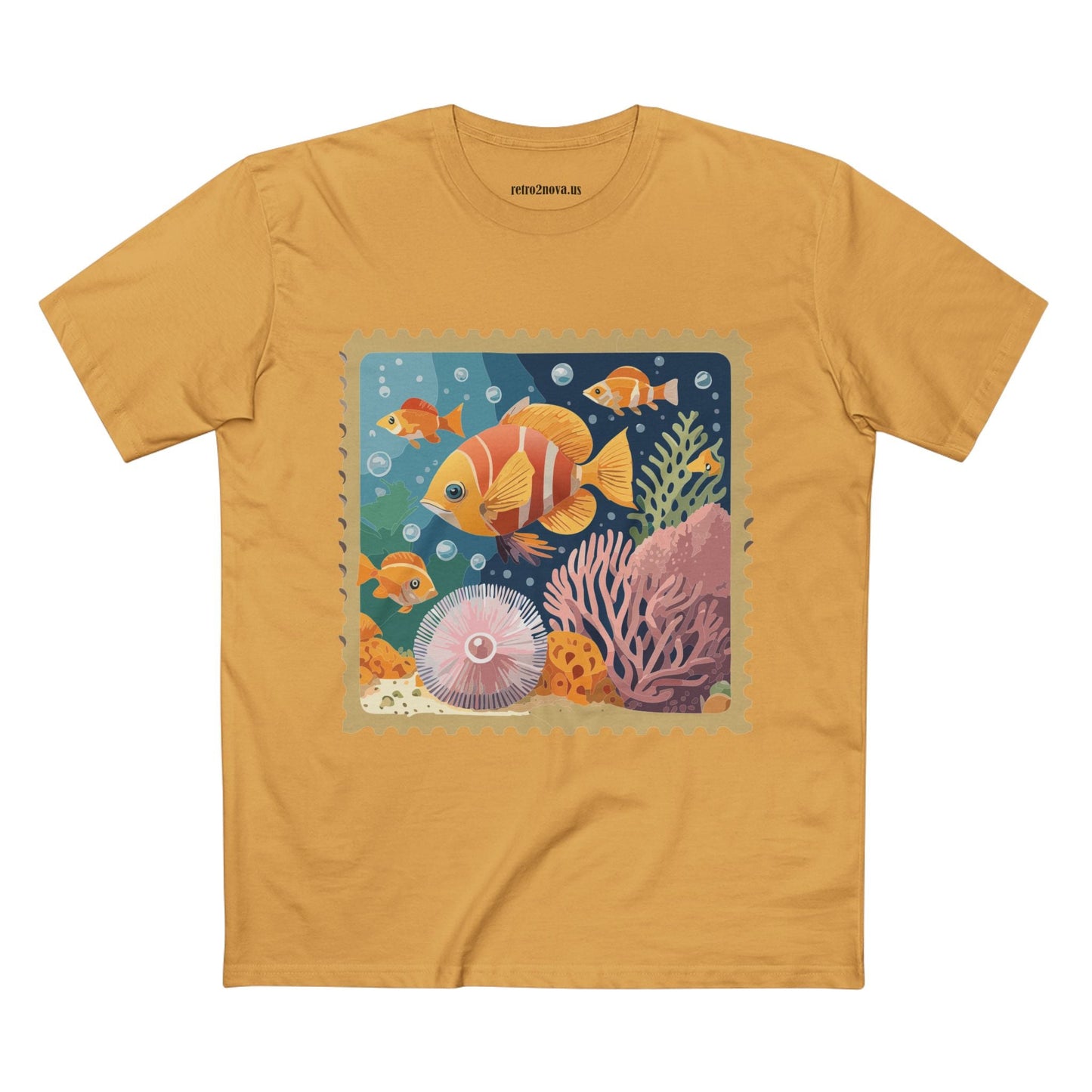 Stamp Shirt Postage Stamp Tee Unisex Premium Cotton Tee With Original Art Design Retro2Nova