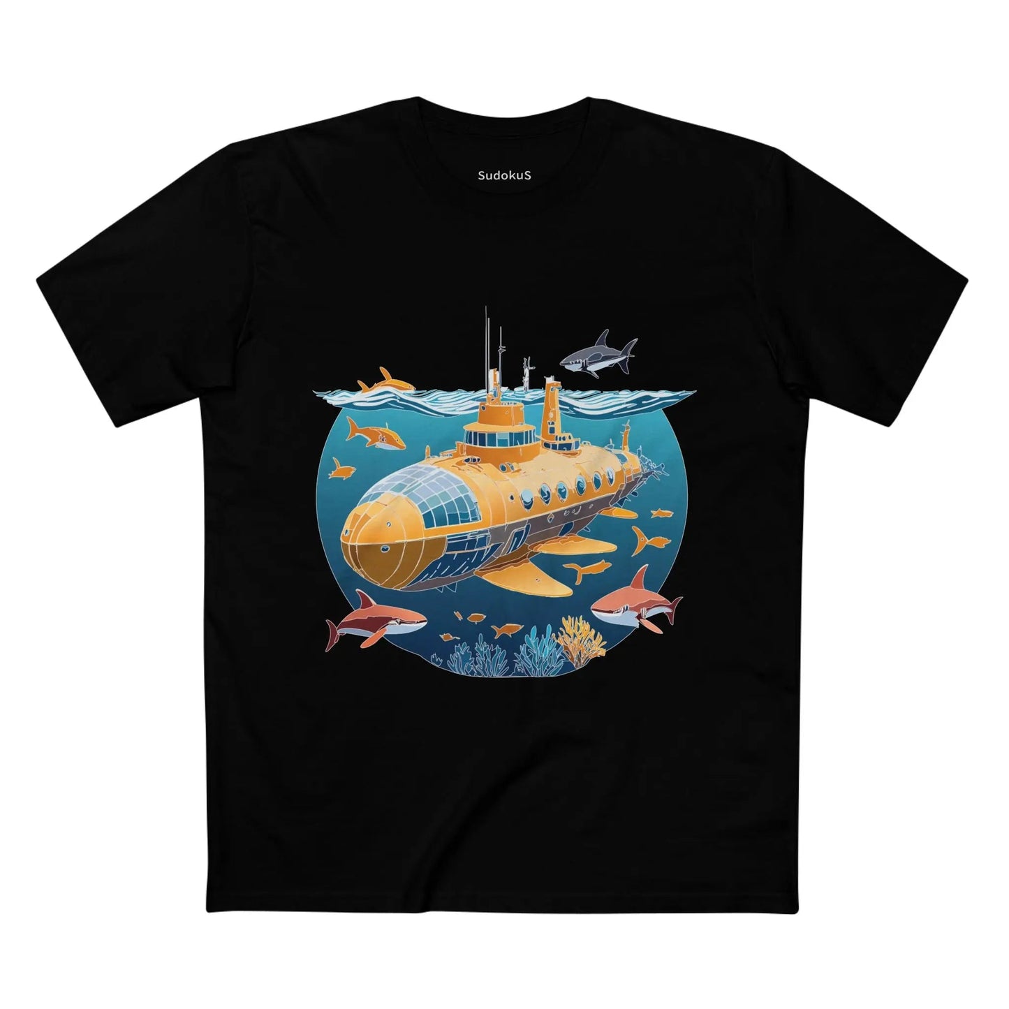 Ocean Coast Graphic Unisex 100 Cotton Staple Tee 15