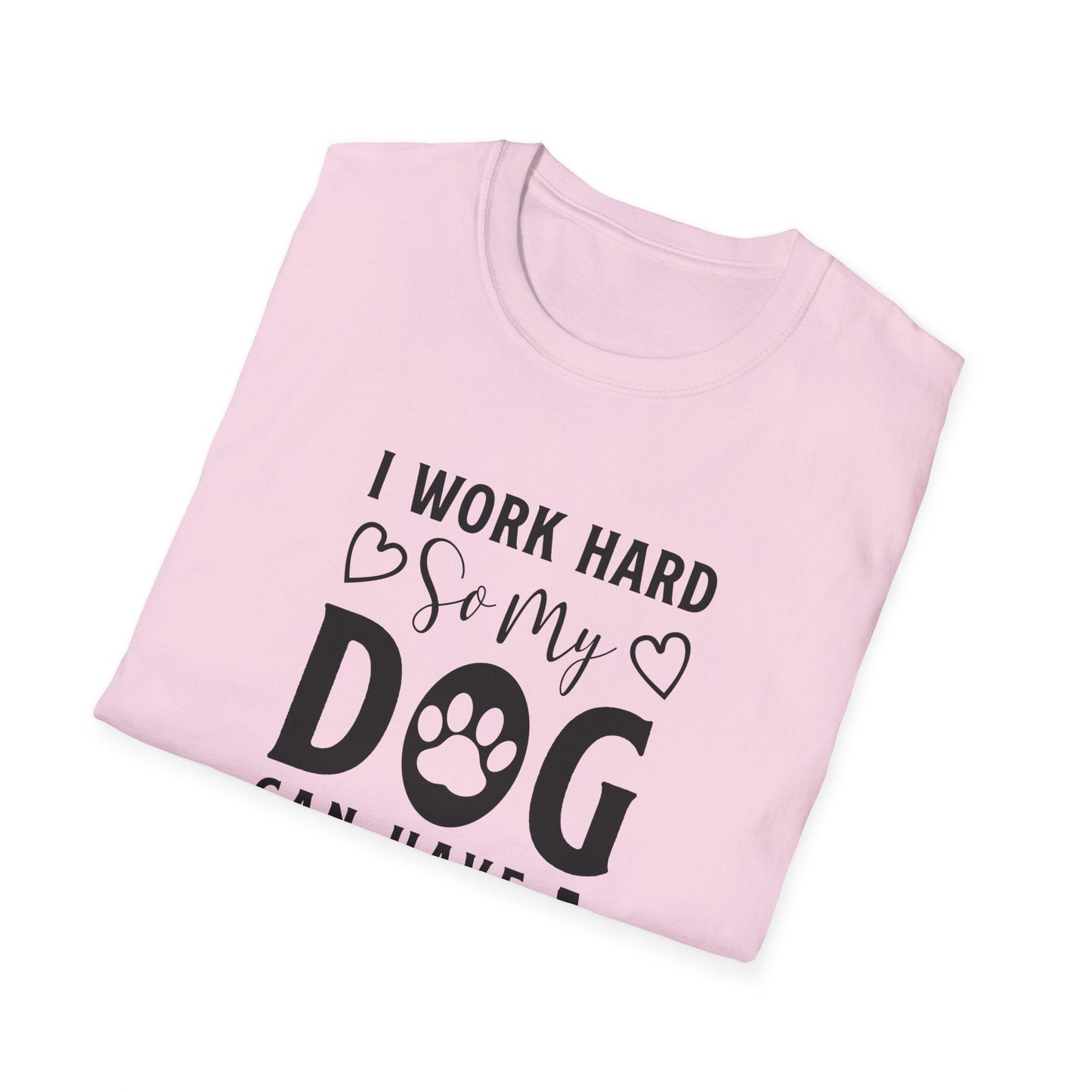 Dog Slogan T Shirts With Funny Words Unisex Tee Shirt Cute Quotes Gildan Softstyle 64000 Cotton