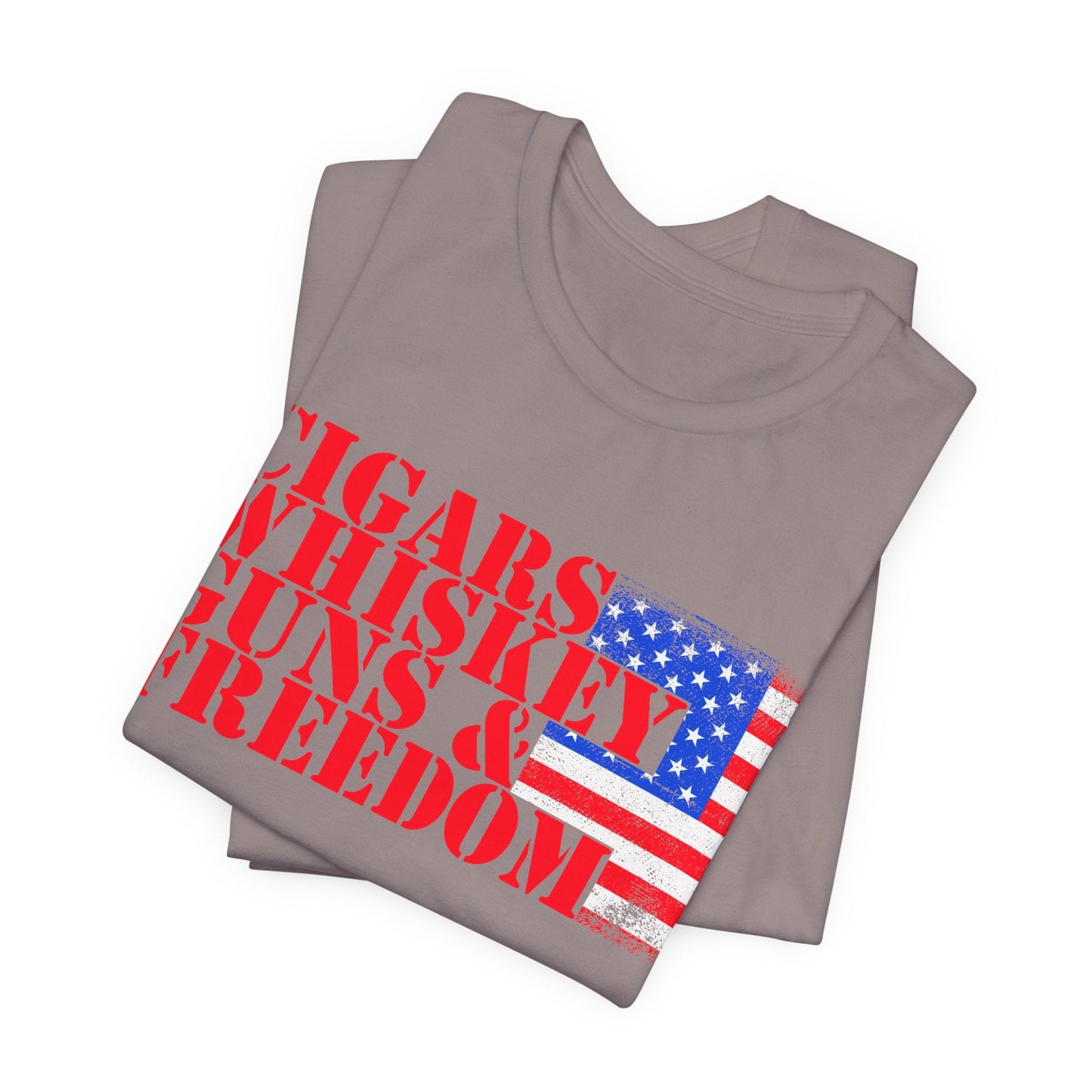 American Flag Graphic Unisex Cotton T-Shirt a2