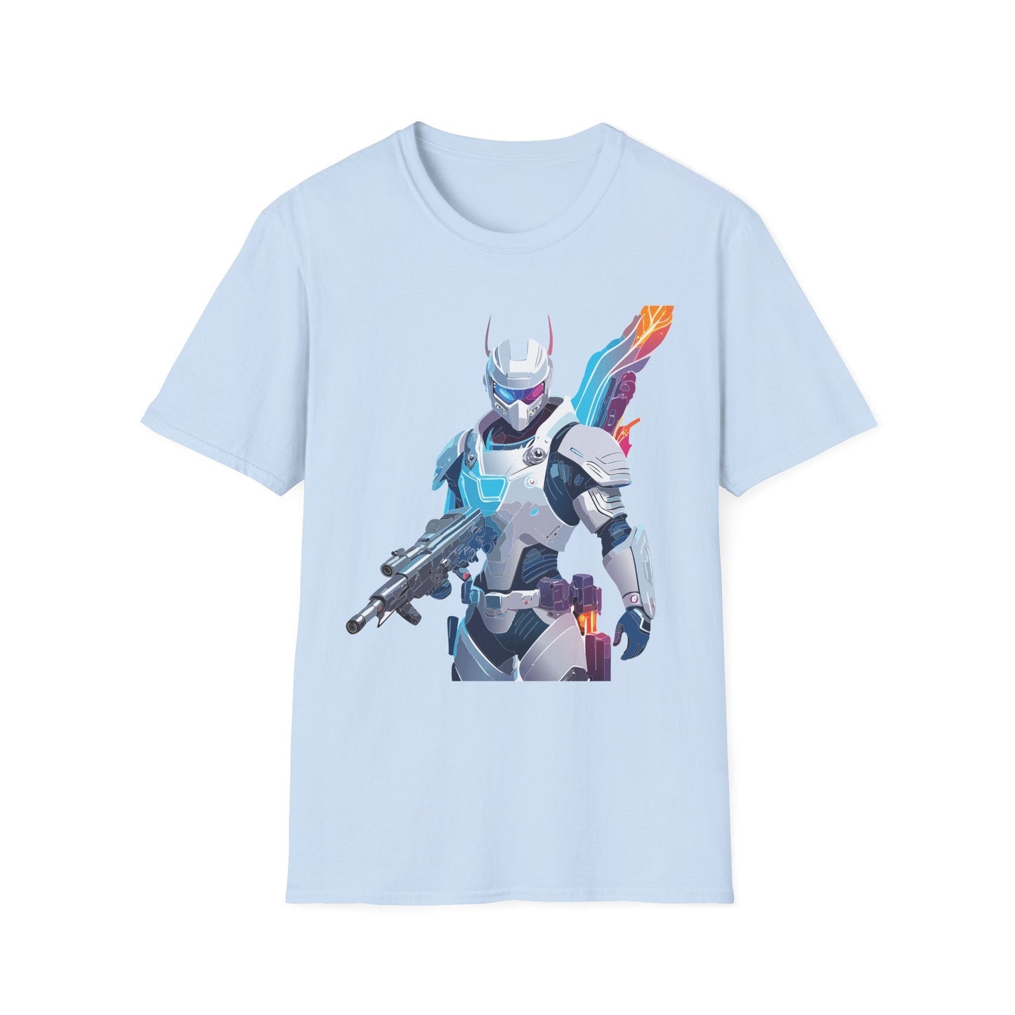 Robocop T Shirt Unisex Softstyle 64000 Graphic Tee 100 Percent Ring Spun Cotton Comfort