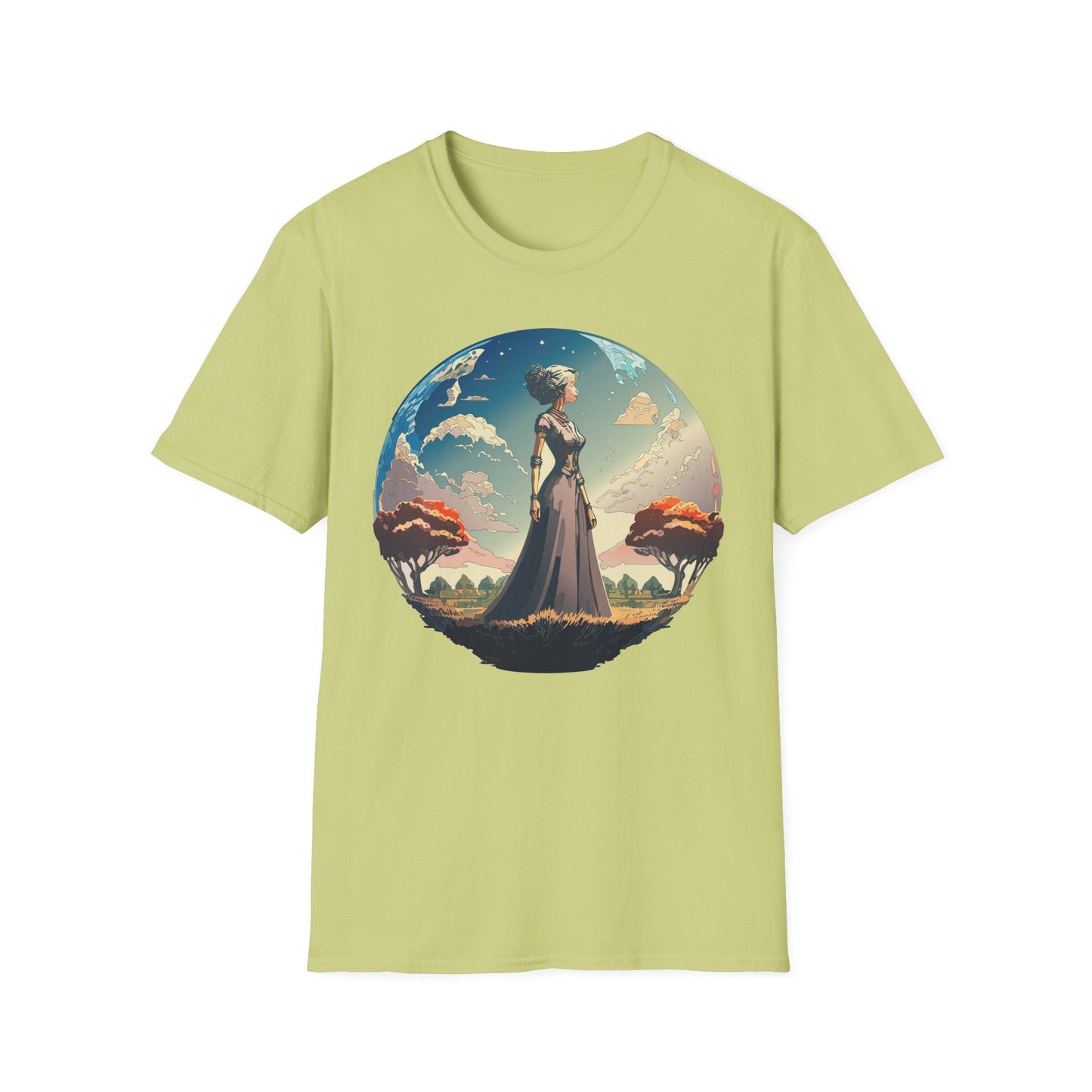 Womens Graphic T Shirt Art Design Tee Gildan Softstyle 64000 Unisex Cotton Short Sleeve