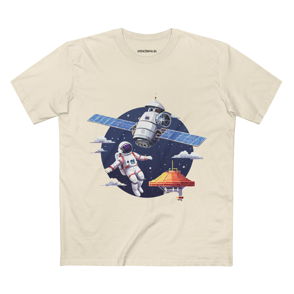 Cosmos Astronaut Graphic Tee Staple Unisex 100 Cotton Tee Shirt - CS-42