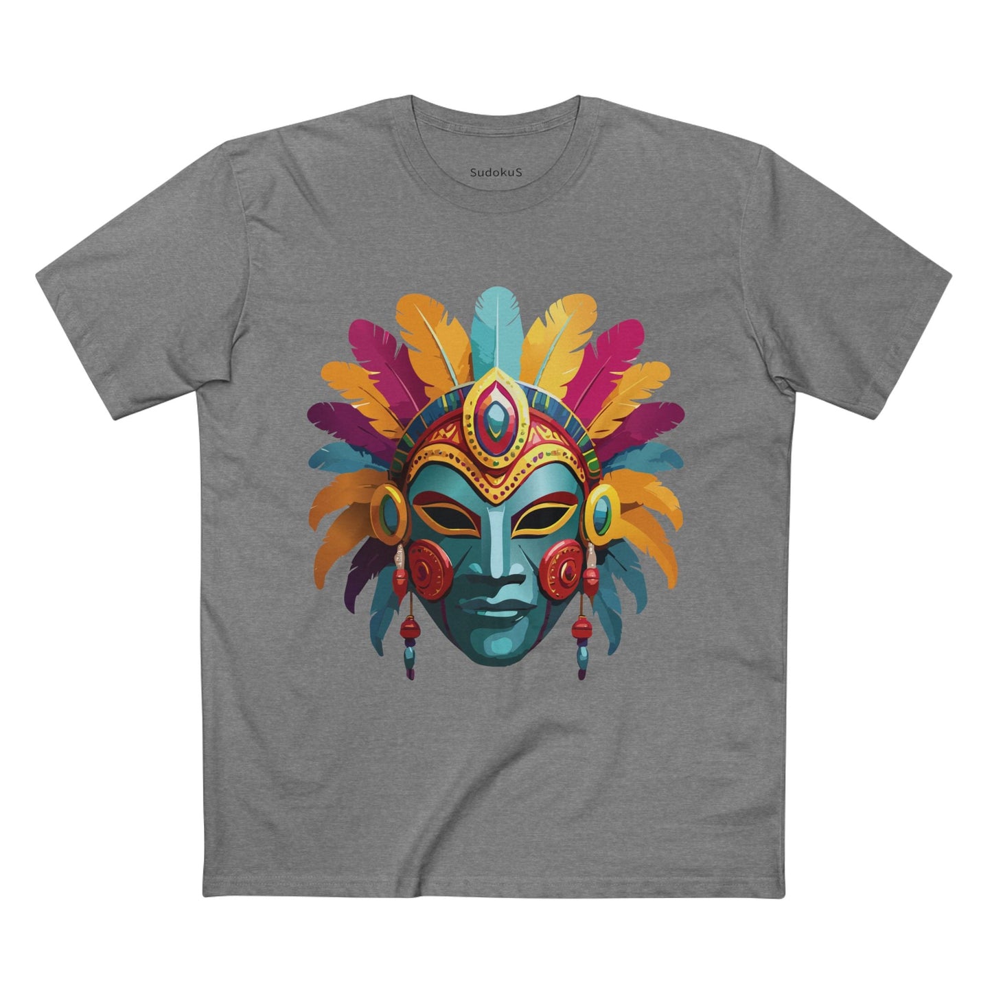 Mask Graphic Unisex 100 Cotton Staple Tee 34