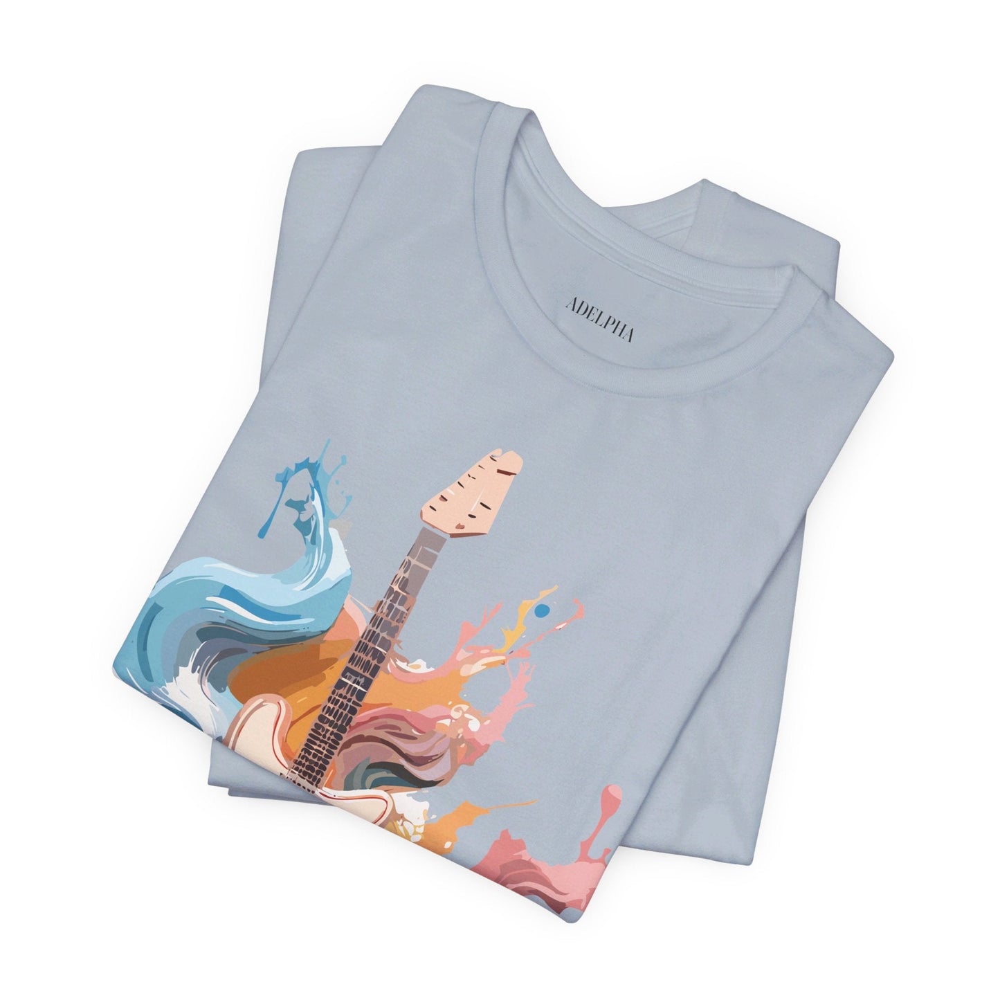 Music T Shirt Unisex Graphic Tee Featuring Original Adelpha Artwork Vintage Inspired Design