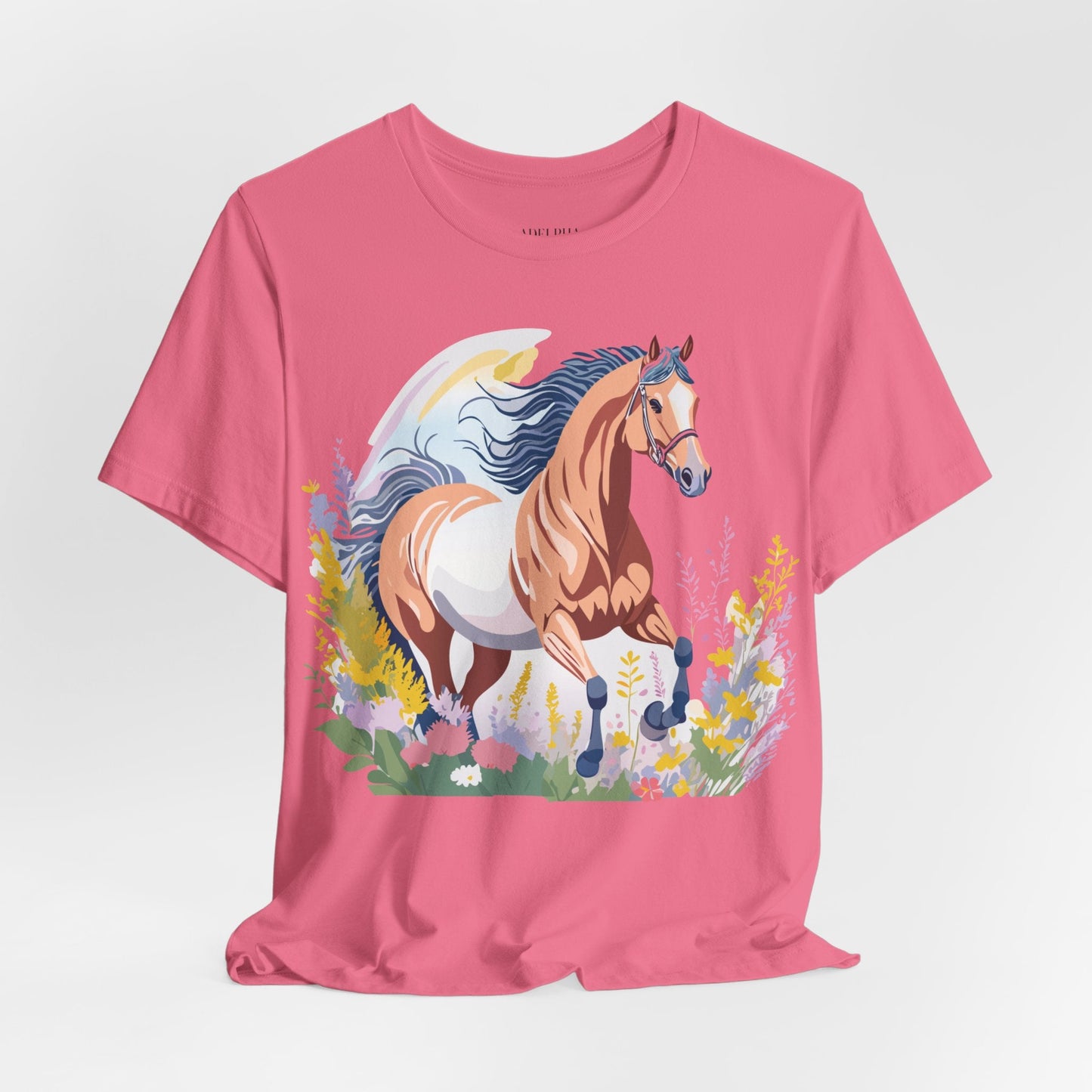 Horse Graphic Unisex 100 Cotton Vintage Animal Art T-Shirt 5