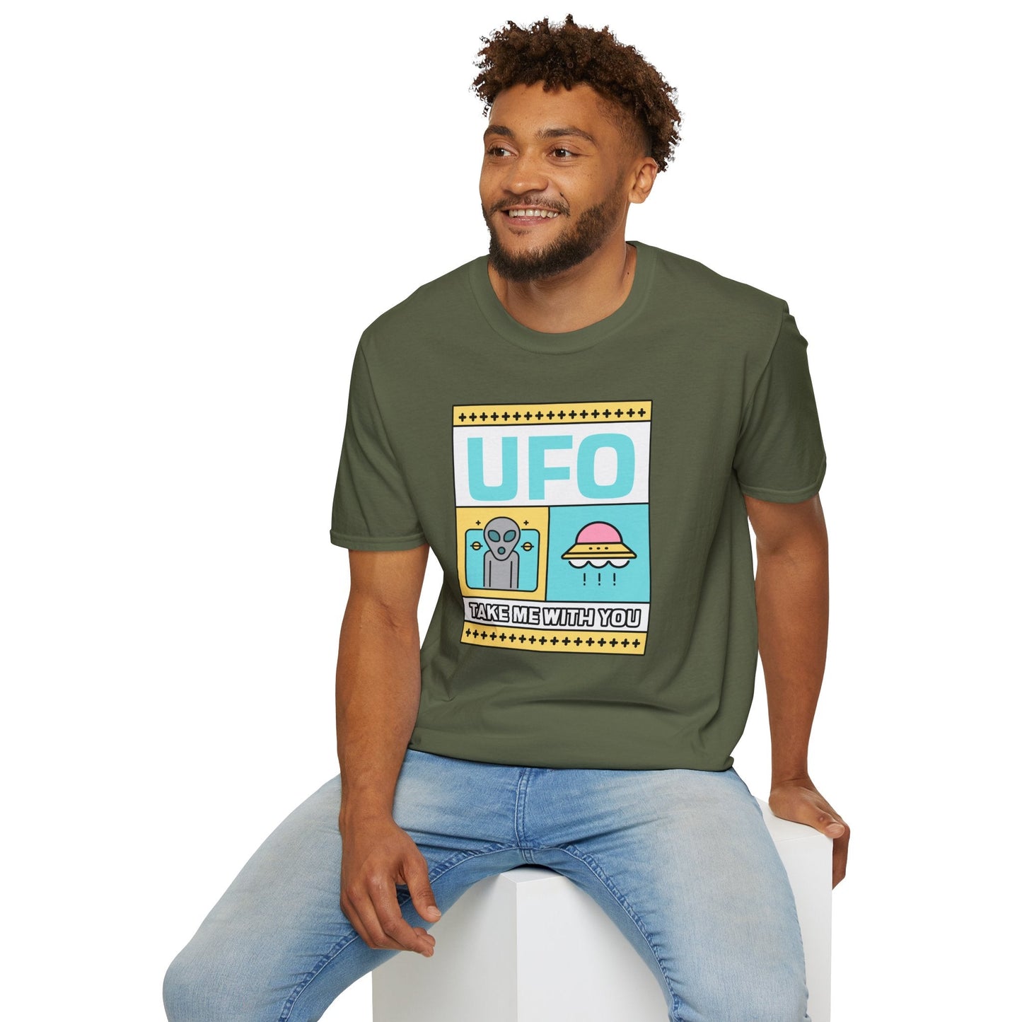 UFO Take Me With You Graphic TShirt
