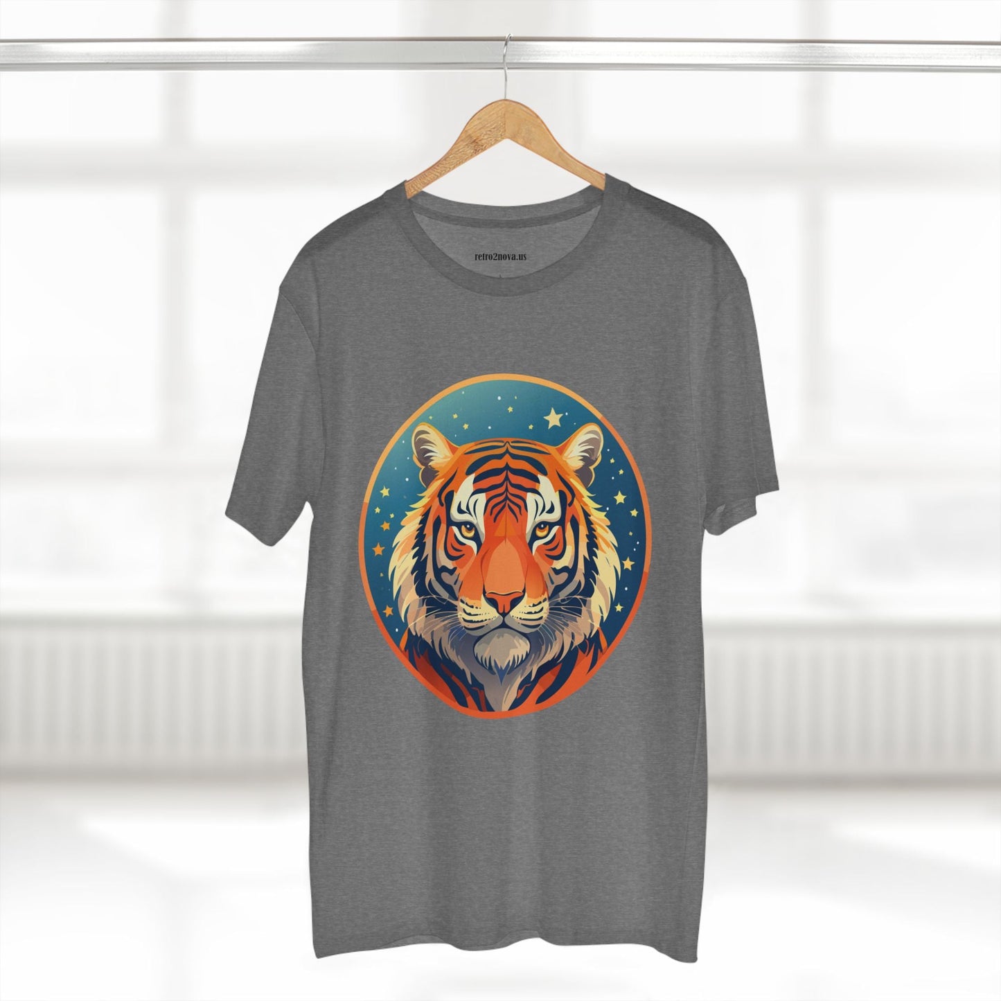 Unisex Premium Cotton Tiger Shirt Art Tee Original Design Animal Shirt Everyday Comfort Handmade Graphic Art Collection