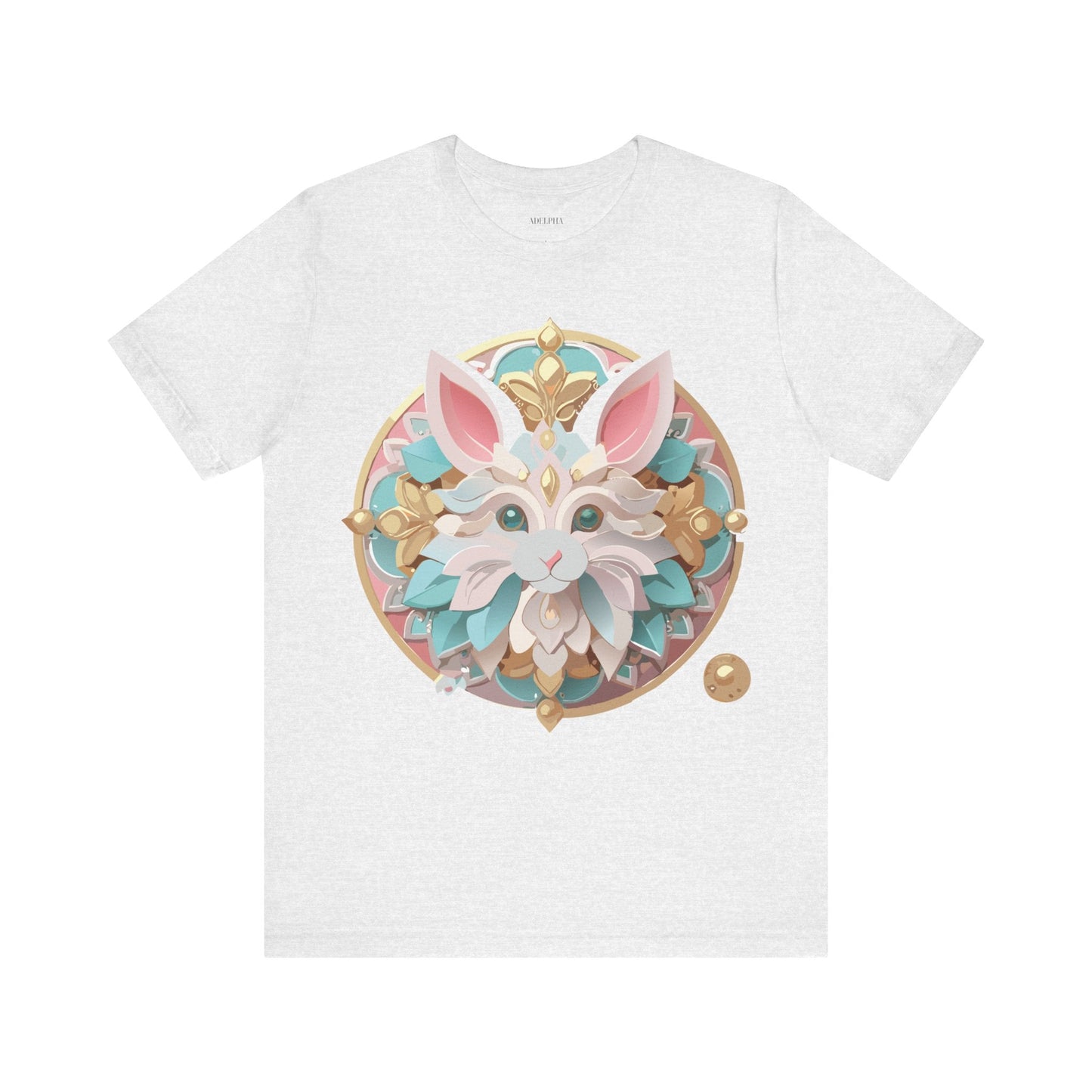 Medallion Graphic Unisex 100 Cotton Vintage Animal Medal Artwork Tee 88