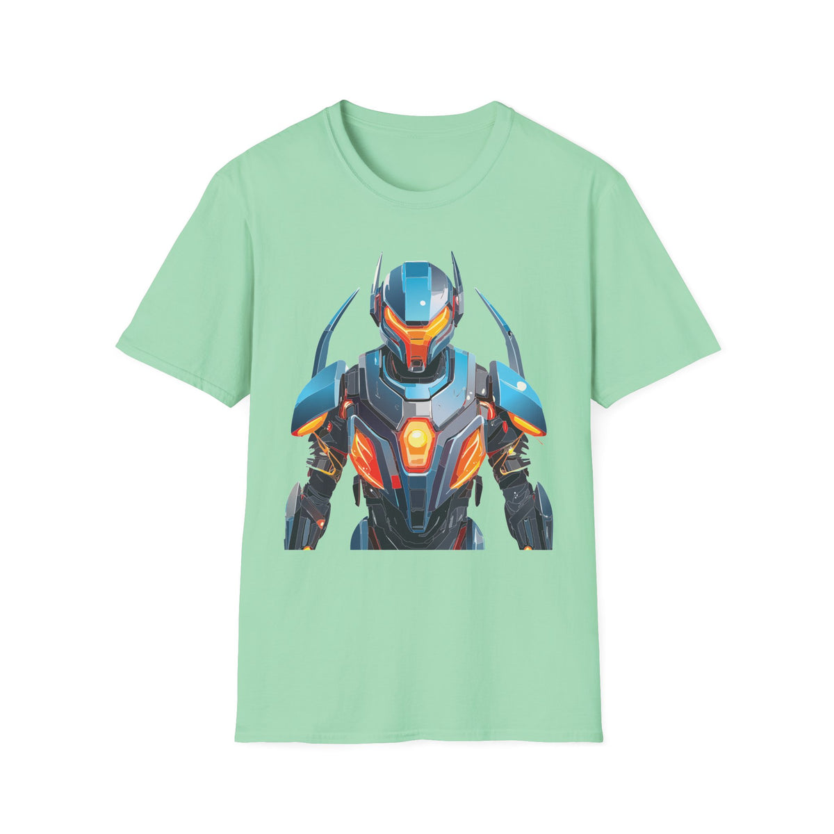 Cortoon Cyborg  Robot Terminator Graphic Tee Gildan Unisex 100 Cotton Tee Shirt h08