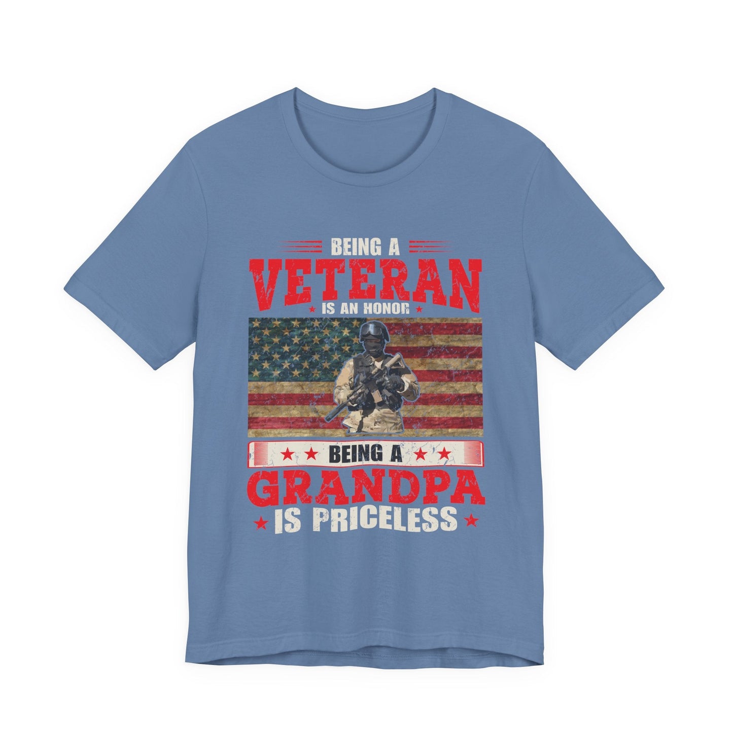 Army Veteran Patriotic Graphic Design Unisex Cotton T-Shirt v34