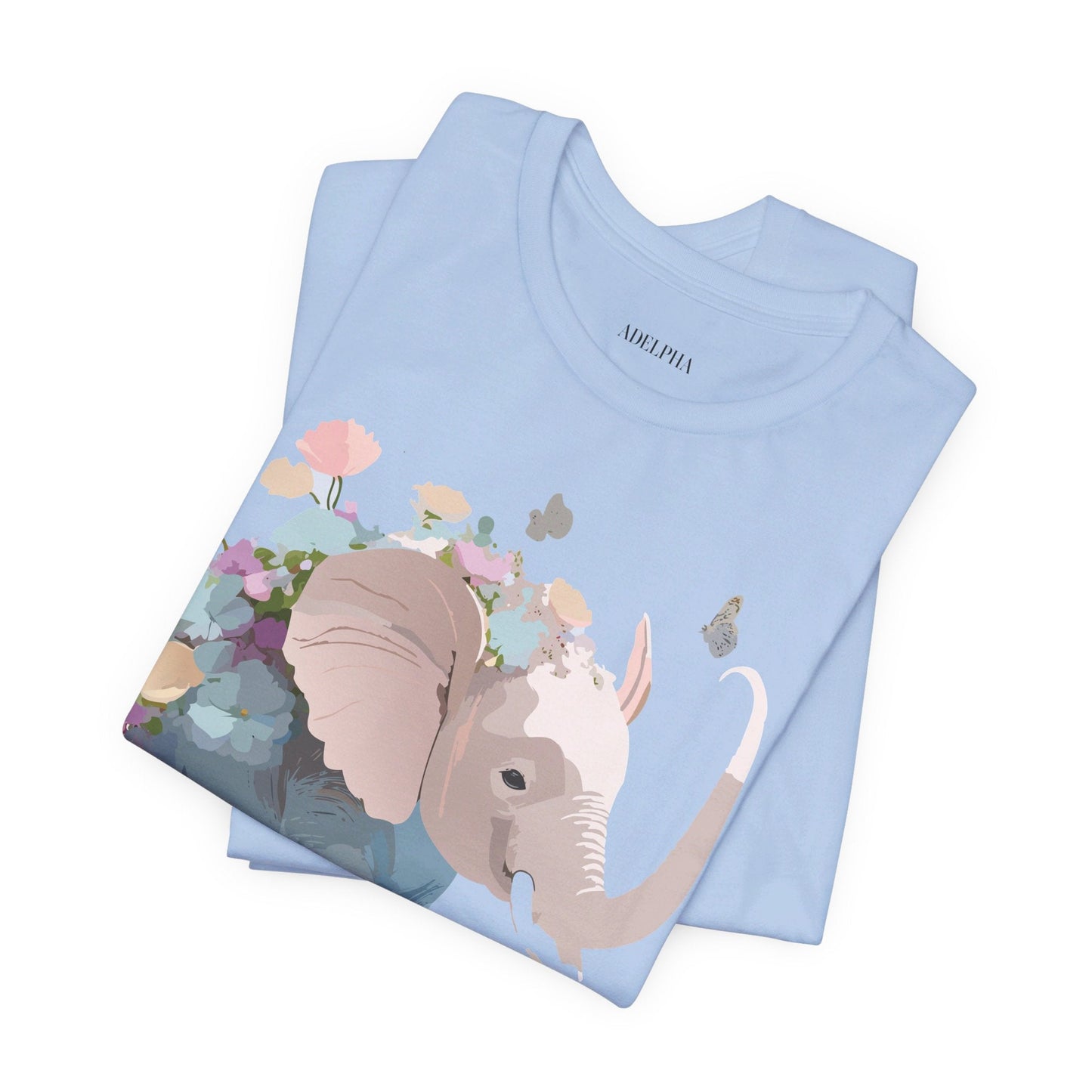 Elephant Graphic Tee Unisex Jersey Short Sleeve Art Design Adelpha Premium Vintage Inspired