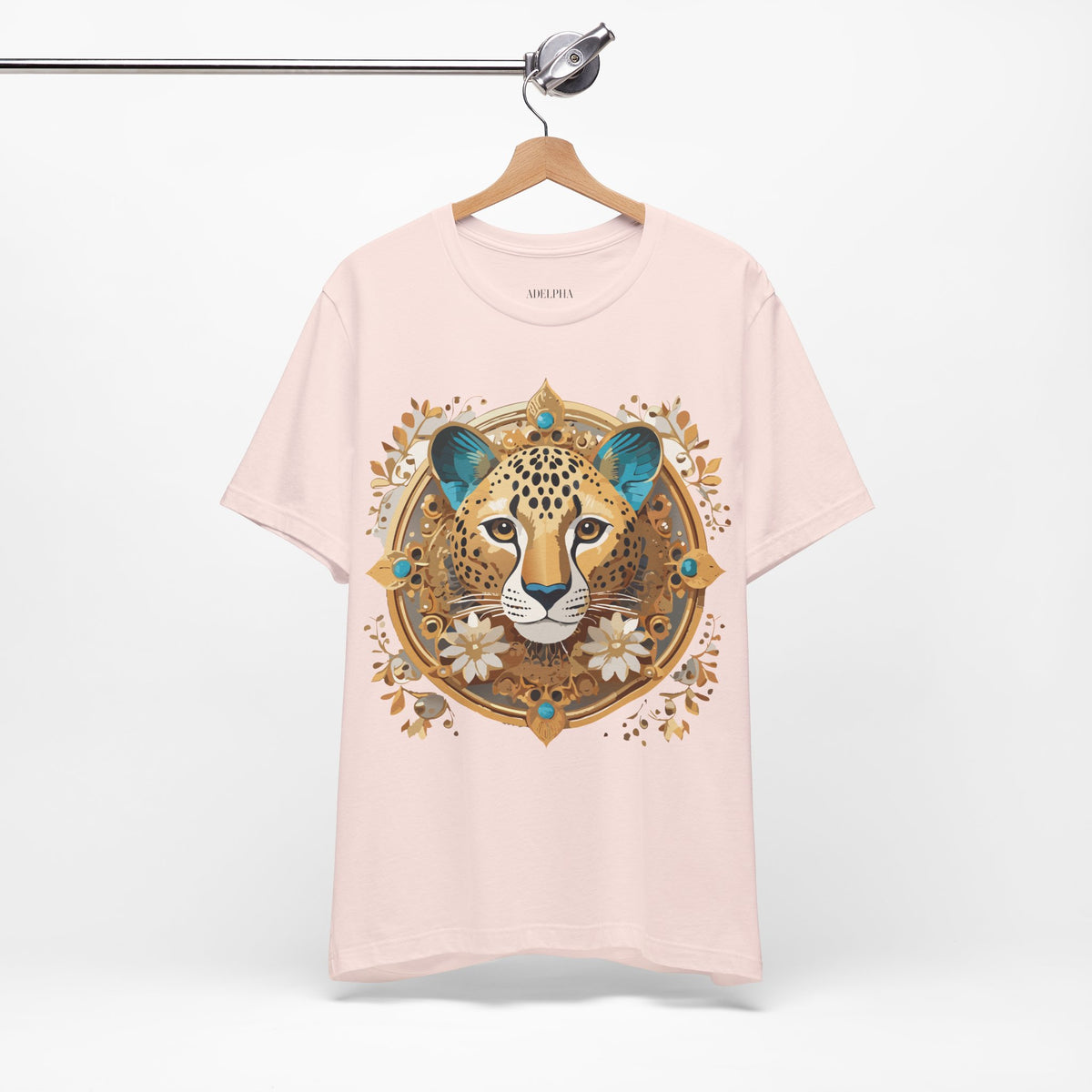 Medallion Graphic Unisex Cotton Bella+Canvas Tee with Art Design d53