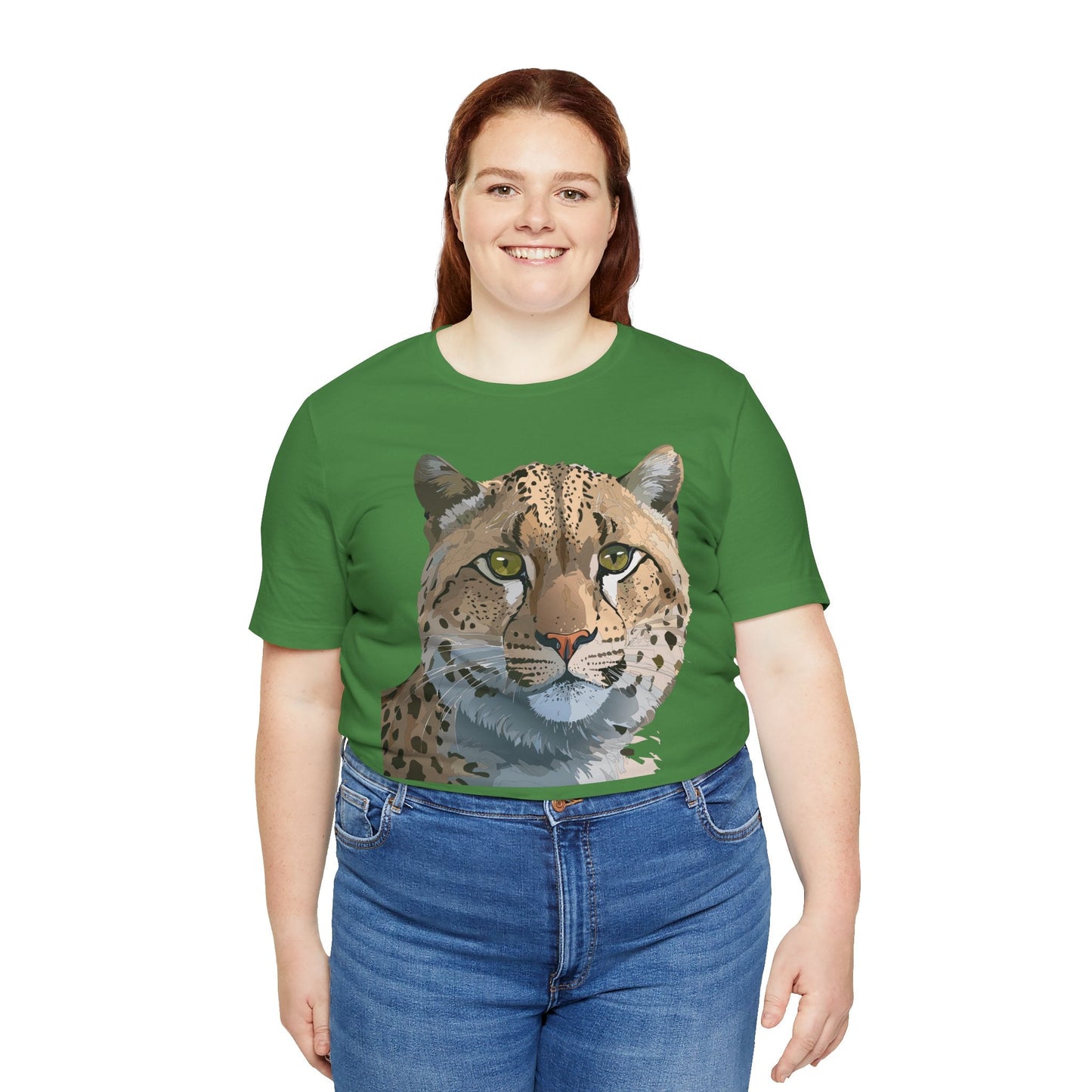 Unisex Animal Shirt With Animals Art Design Tee Short Sleeve Wildlife Print Tee Shirt