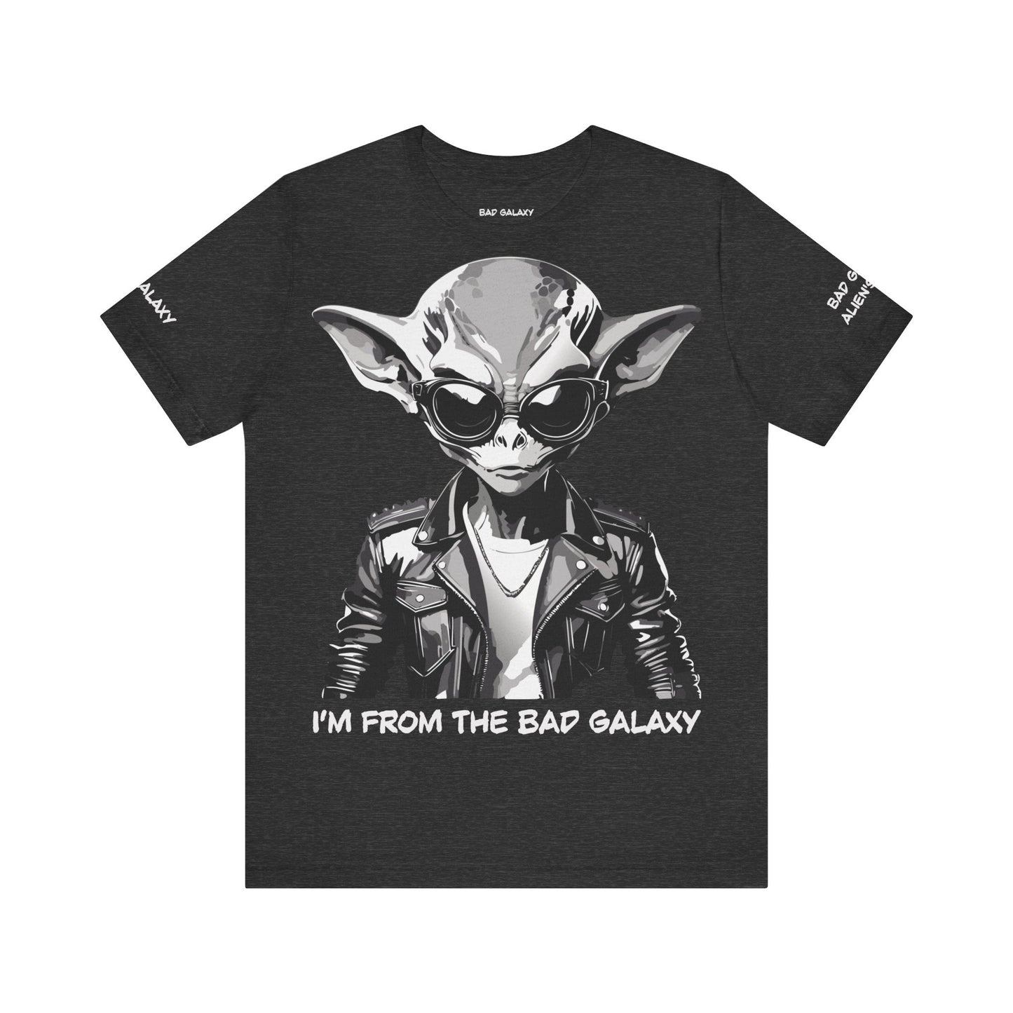 Tee Shirt With Alien From Bad Galaxy 100 Percent Cotton Made In USA Free Shipping