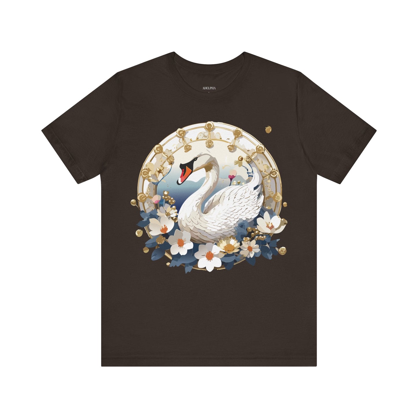 Medallion Graphic Unisex 100 Cotton Vintage Animal Medal Artwork Tee 44