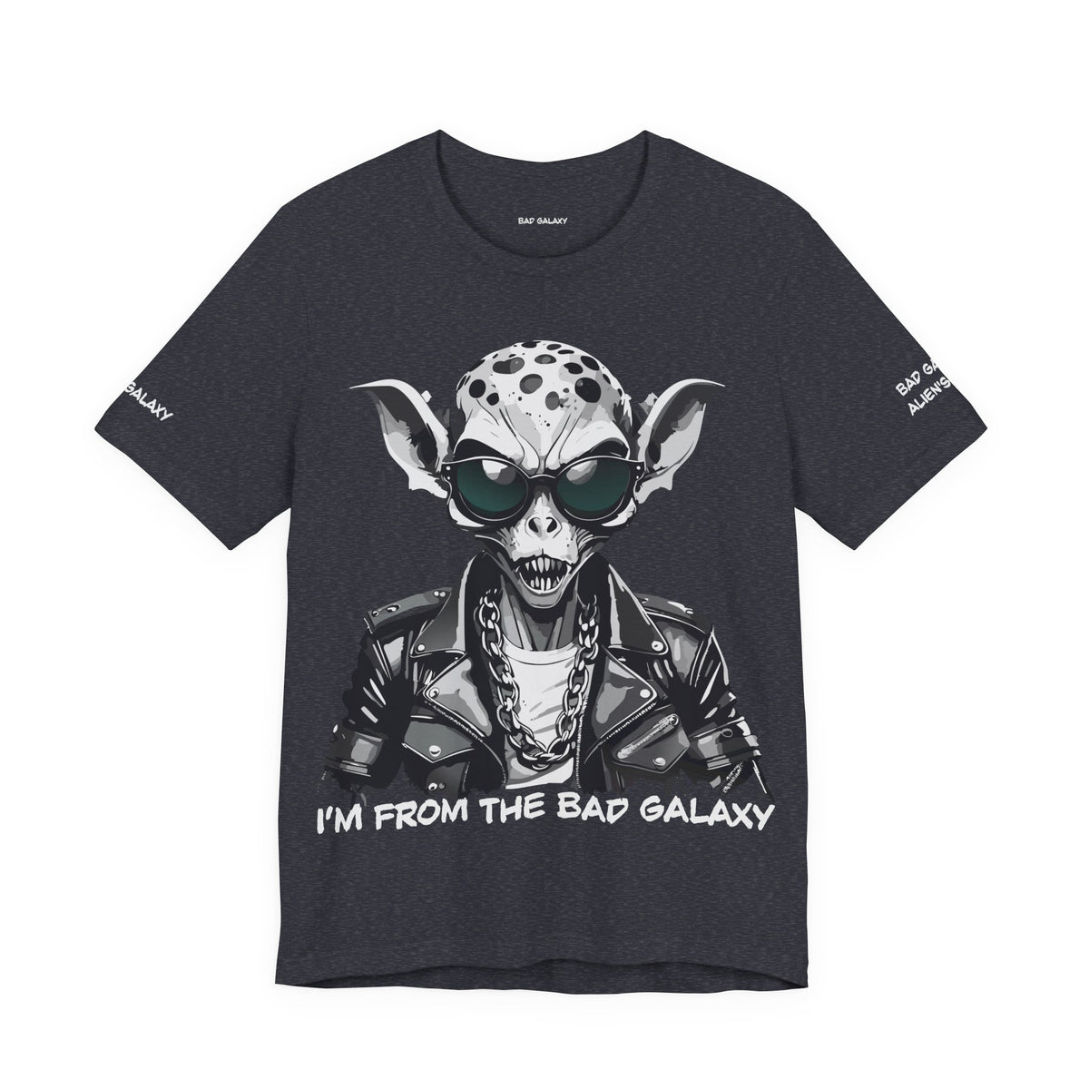Alien Graphic Unisex Cotton Bella+Canvas Tee with Art Design b64