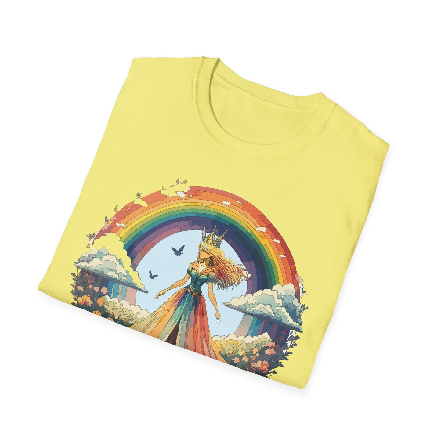 Womens Graphic T Shirt Art Design Tee Softstyle 64000 Unisex Lightweight Cotton Fabric