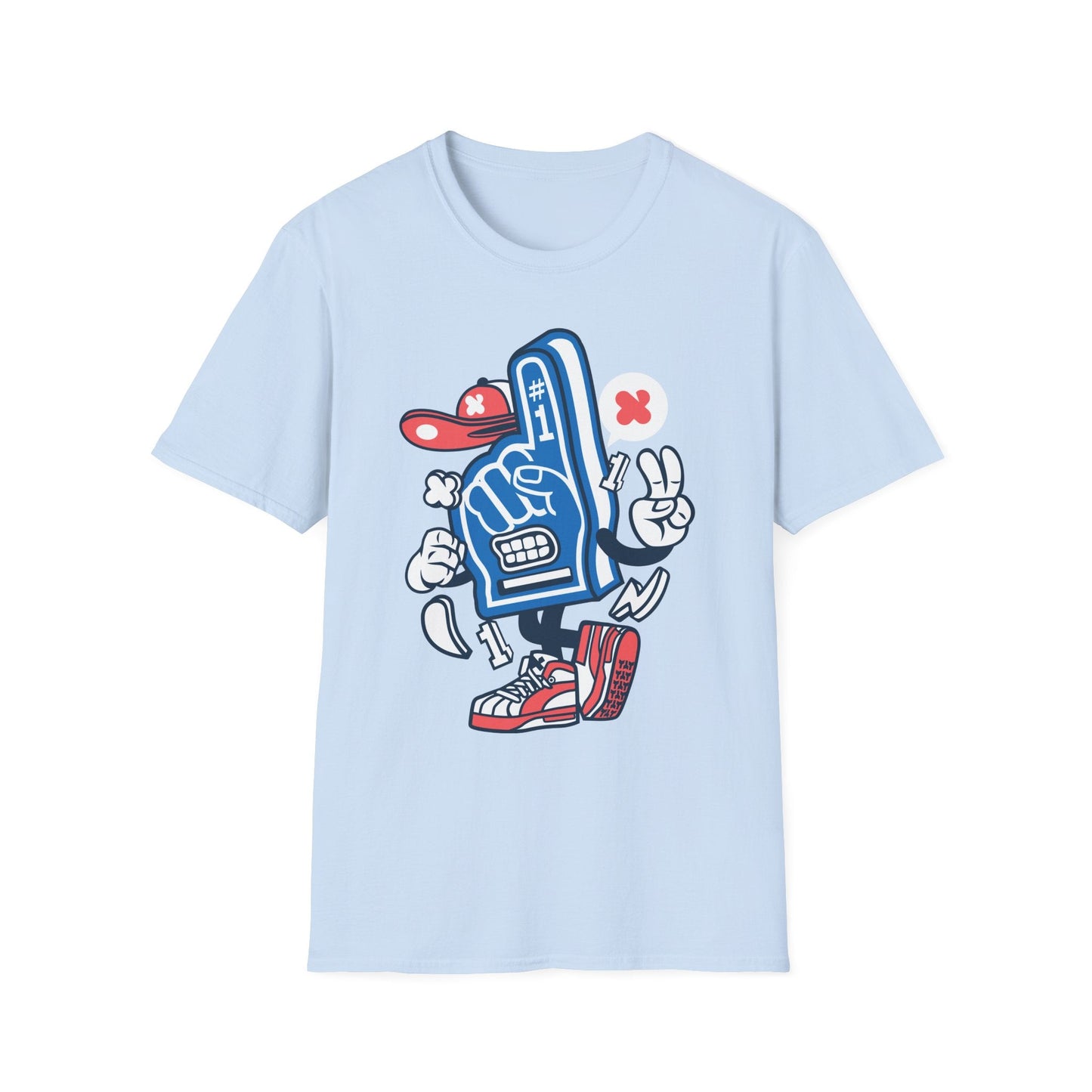 Cartoon T Shirt Animation Tee Unisex Funny Tee Gildan Softstyle 64000 100 Percent Ring Spun Cotton