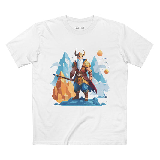 Viking Graphic Unisex 100 Cotton Staple Tee 5