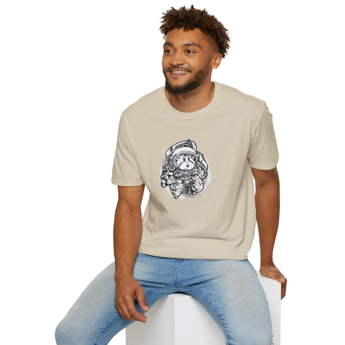 Cartoon T Shirt Animation Tee Funny Design Unisex Gildan Softstyle Cotton 64000 Tee Premium